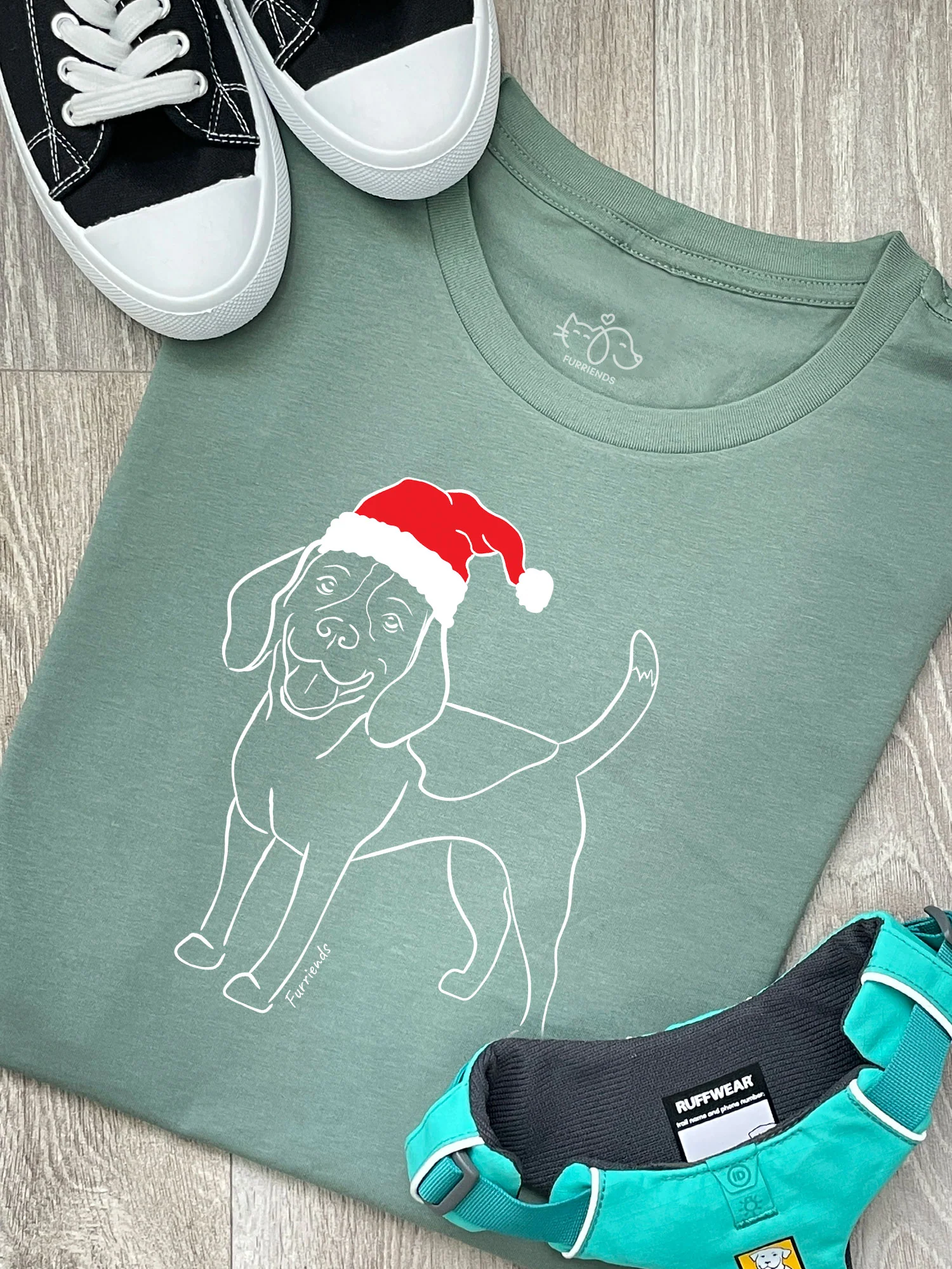 Beagle Christmas Edition Ava Women's Regular Fit Tee - Image 3