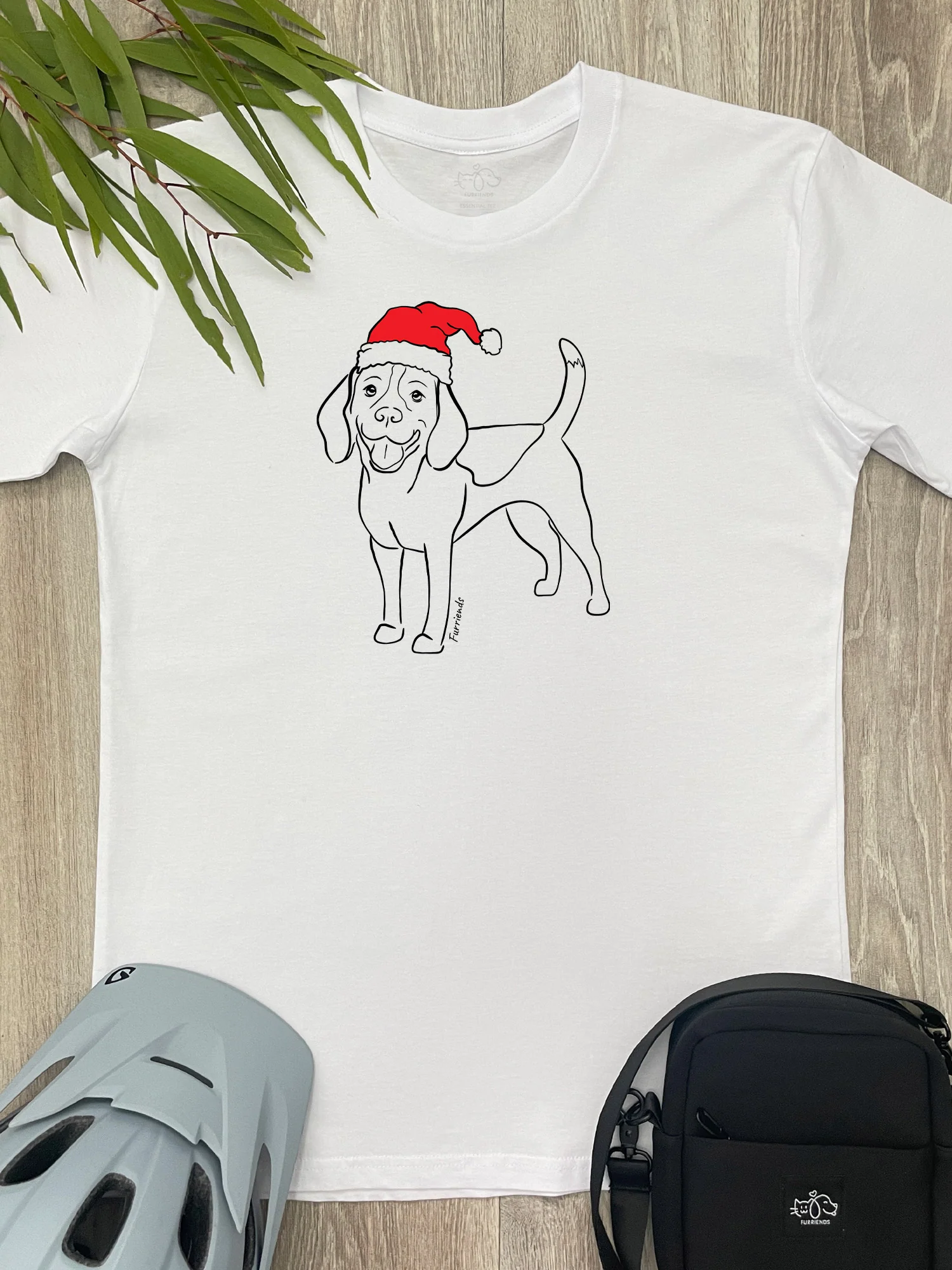 Beagle Christmas Edition Essential Unisex Tee - Image 2