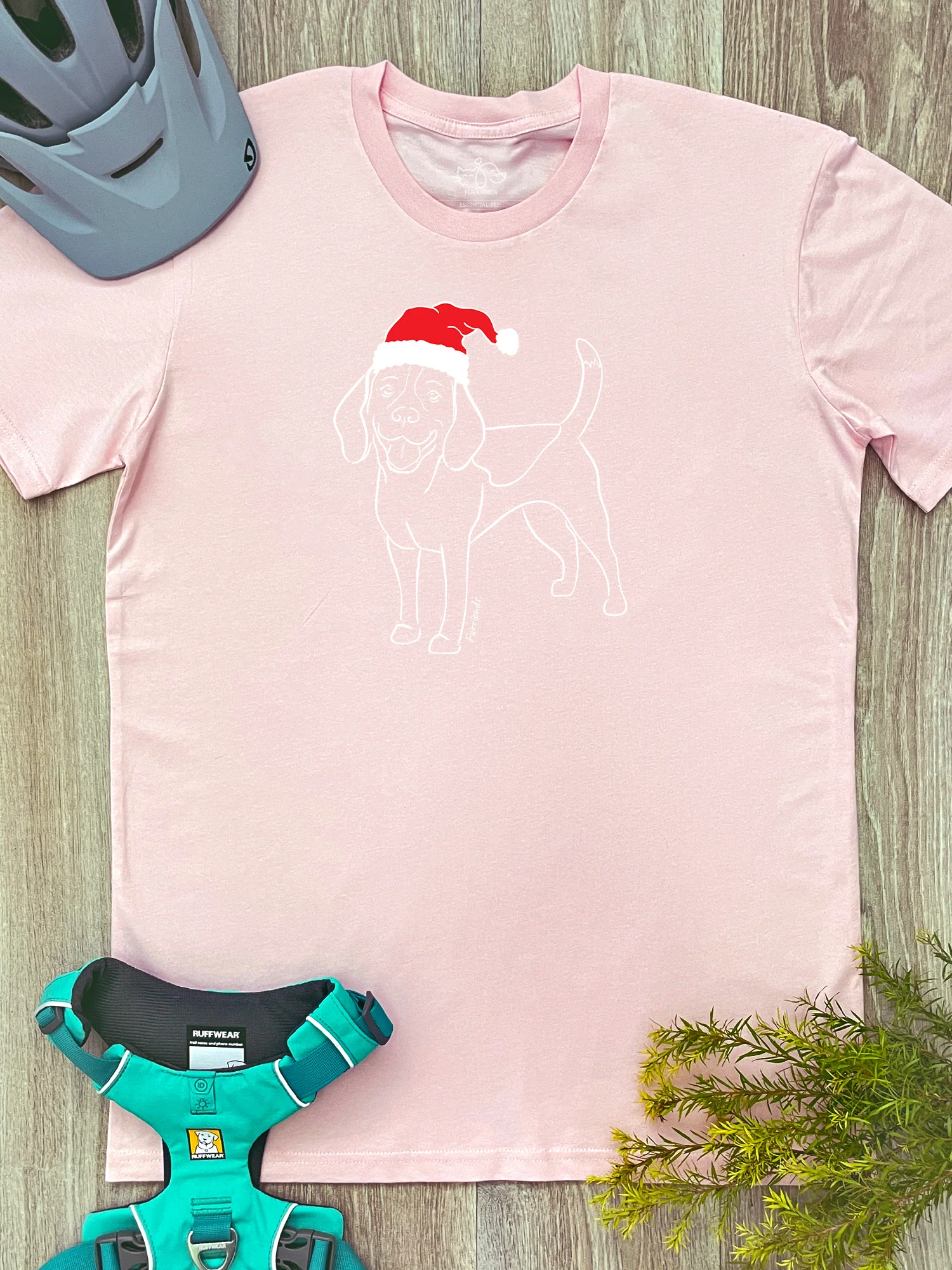 Beagle Christmas Edition Essential Unisex Tee - Image 4