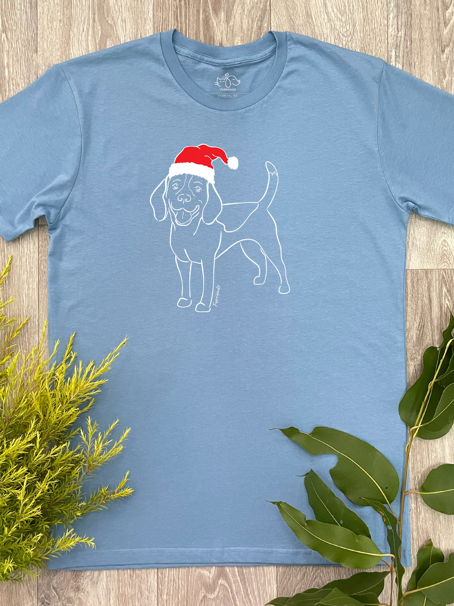 Beagle Christmas Edition Essential Unisex Tee - Image 5