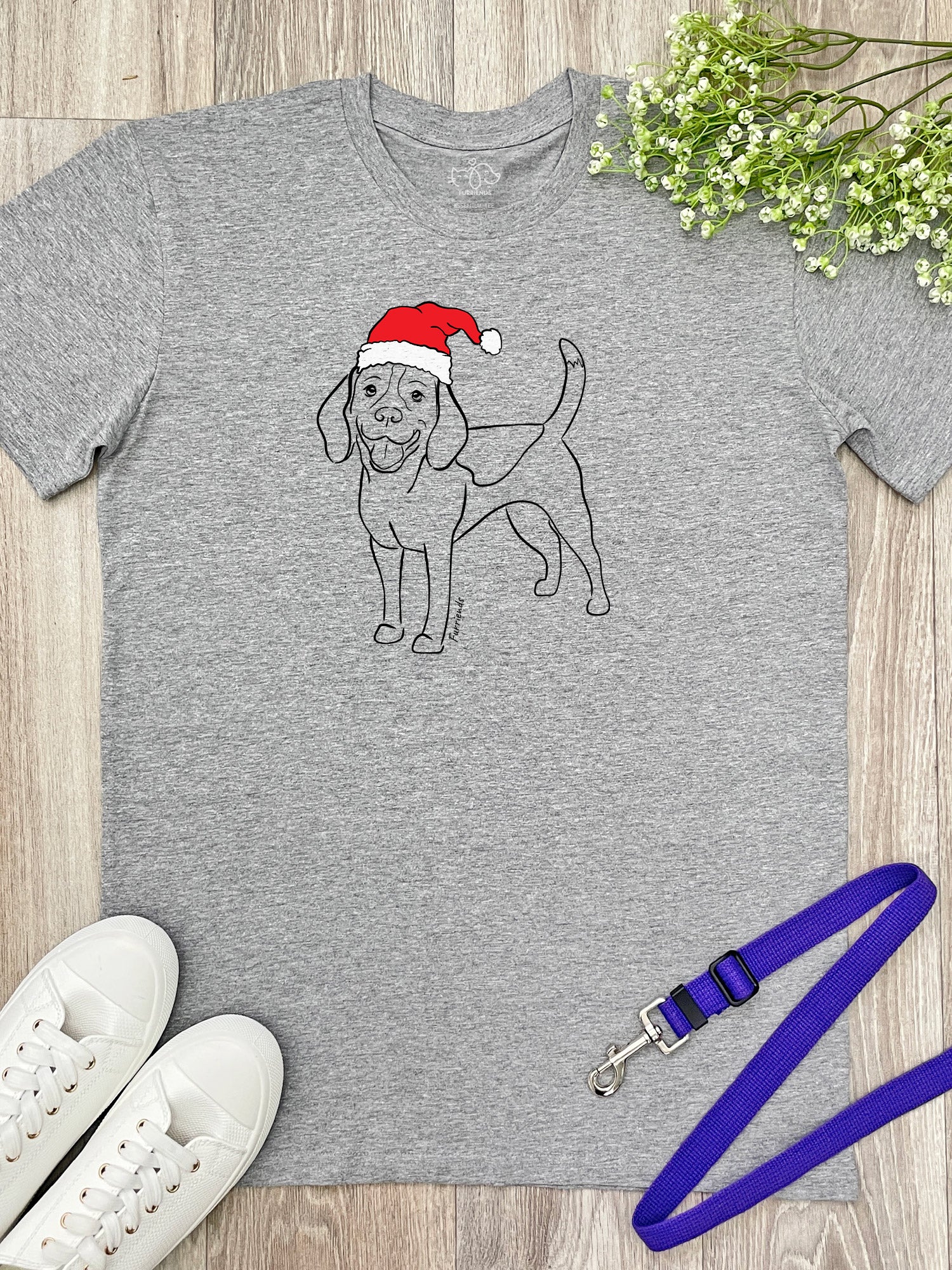 Beagle Christmas Edition Essential Unisex Tee - Image 7