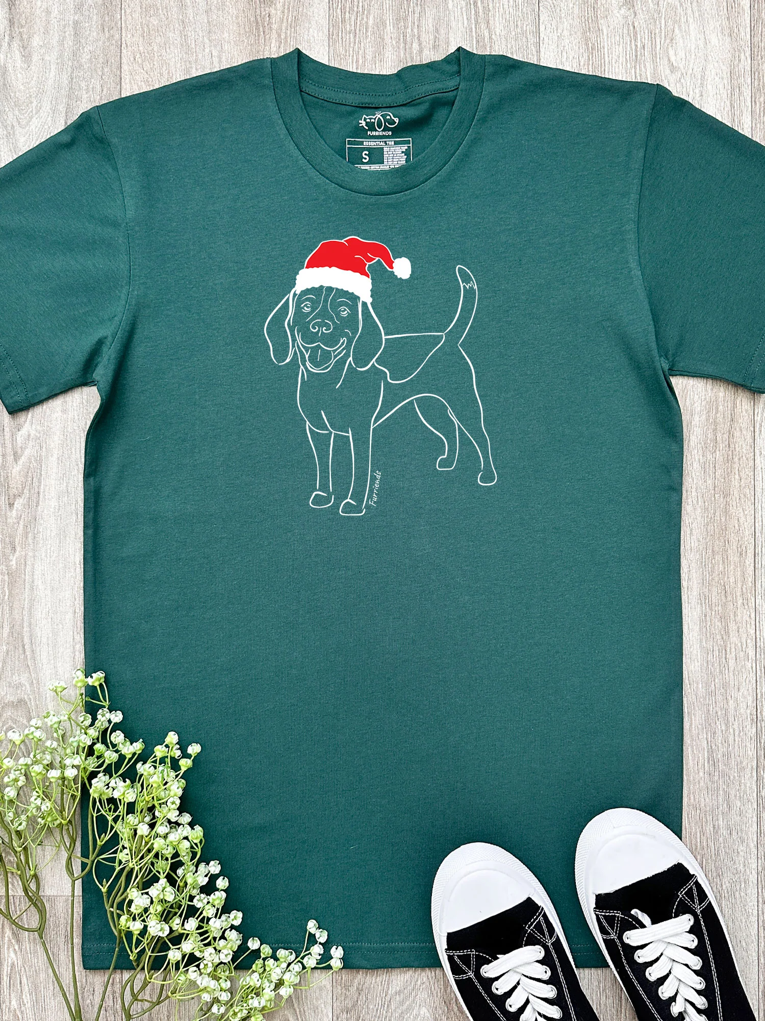 Beagle Christmas Edition Essential Unisex Tee - Image 8