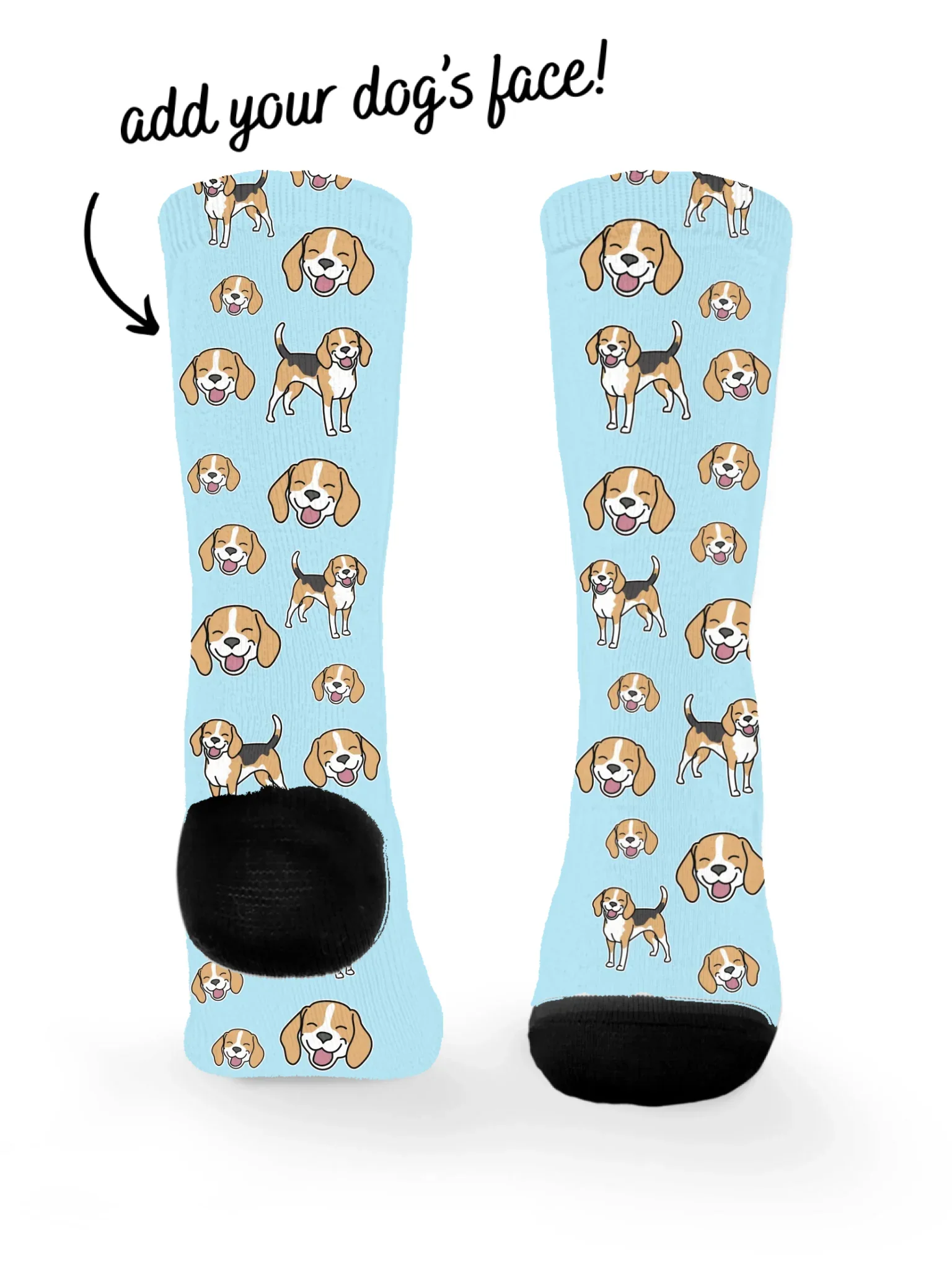 Beagle ColourPop Customisable Socks - Image 3