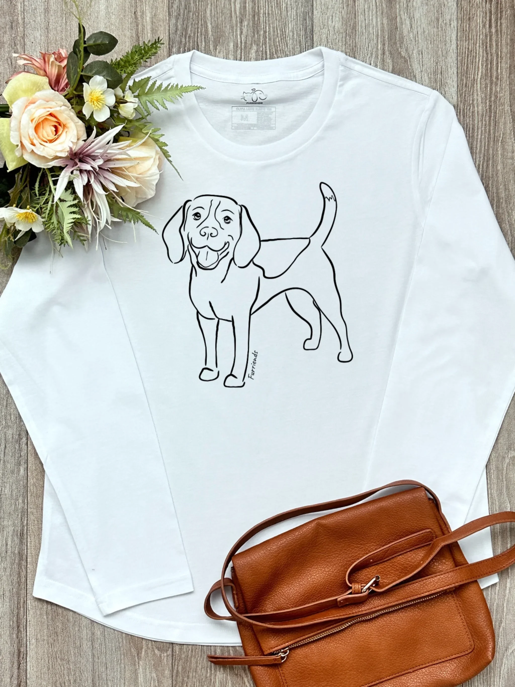 Beagle Olivia Women's Long Sleeve T-Shirt - Image 10