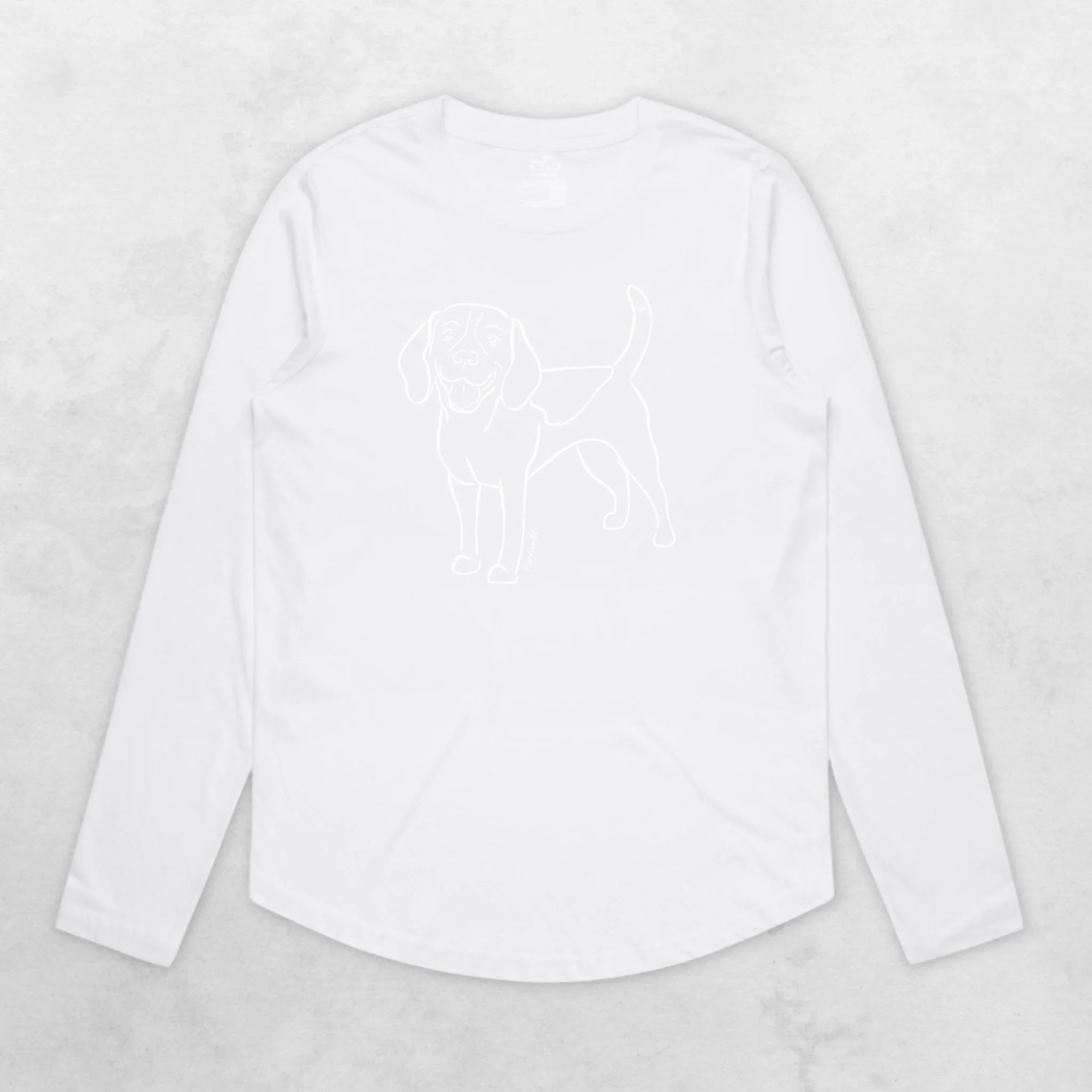 Beagle Olivia Women's Long Sleeve T-Shirt - Image 6