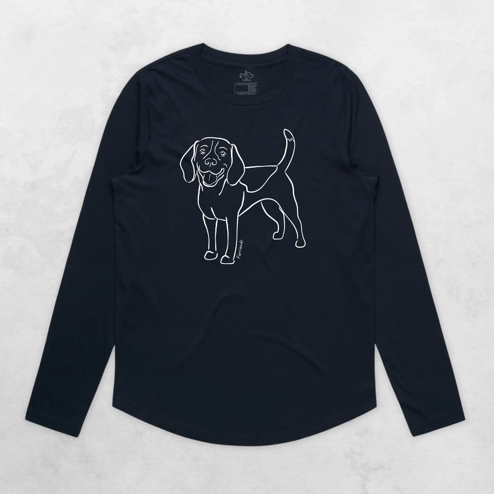 Beagle Olivia Women's Long Sleeve T-Shirt - Image 8