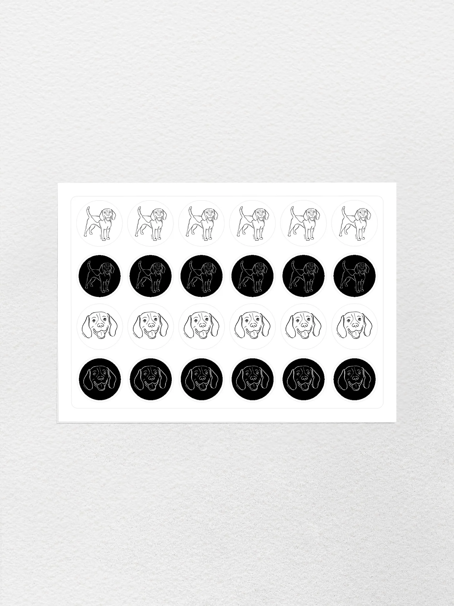 Beagle Sticker Sheet - Image 2