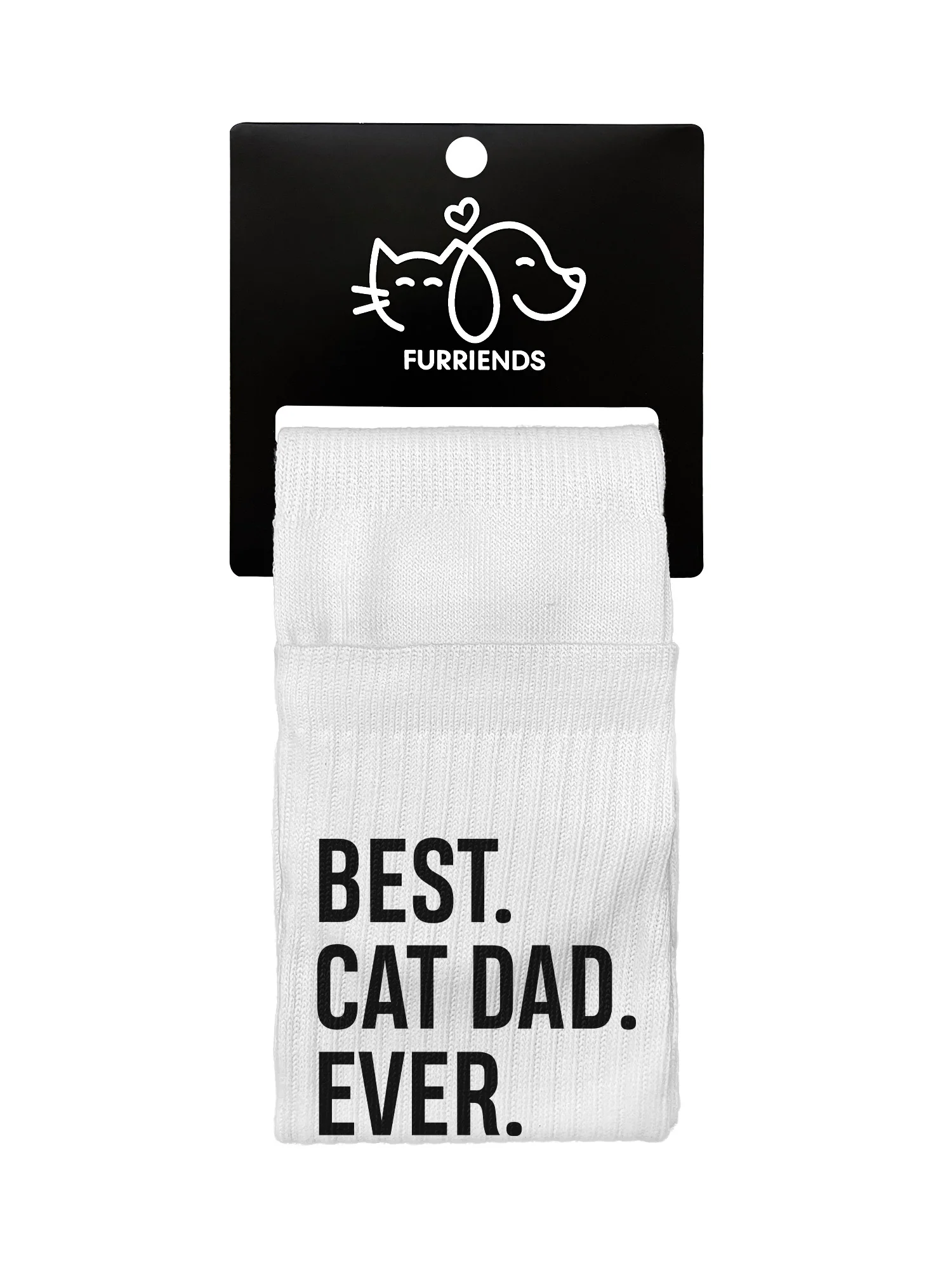 Best. Cat Dad. Ever. Crew Socks - Image 2