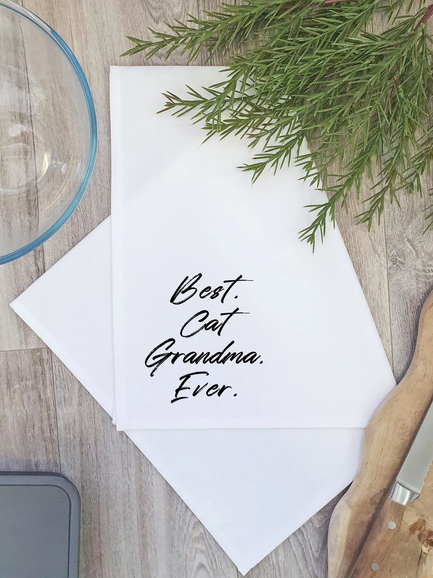 Best. Cat Grandma. Ever. Tea Towel - Image 2