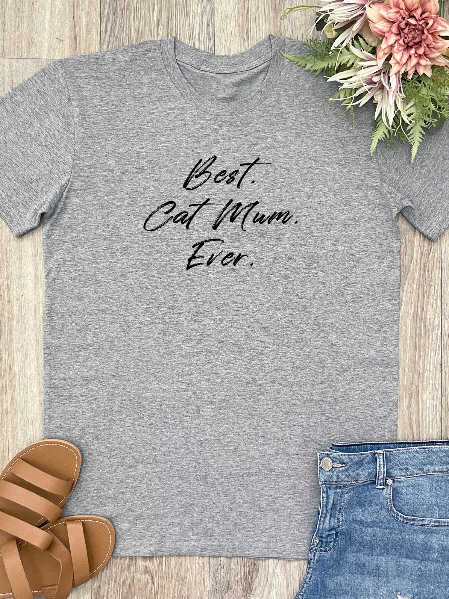 Best. Cat Mum. Ever. Essential Unisex Tee - Image 2