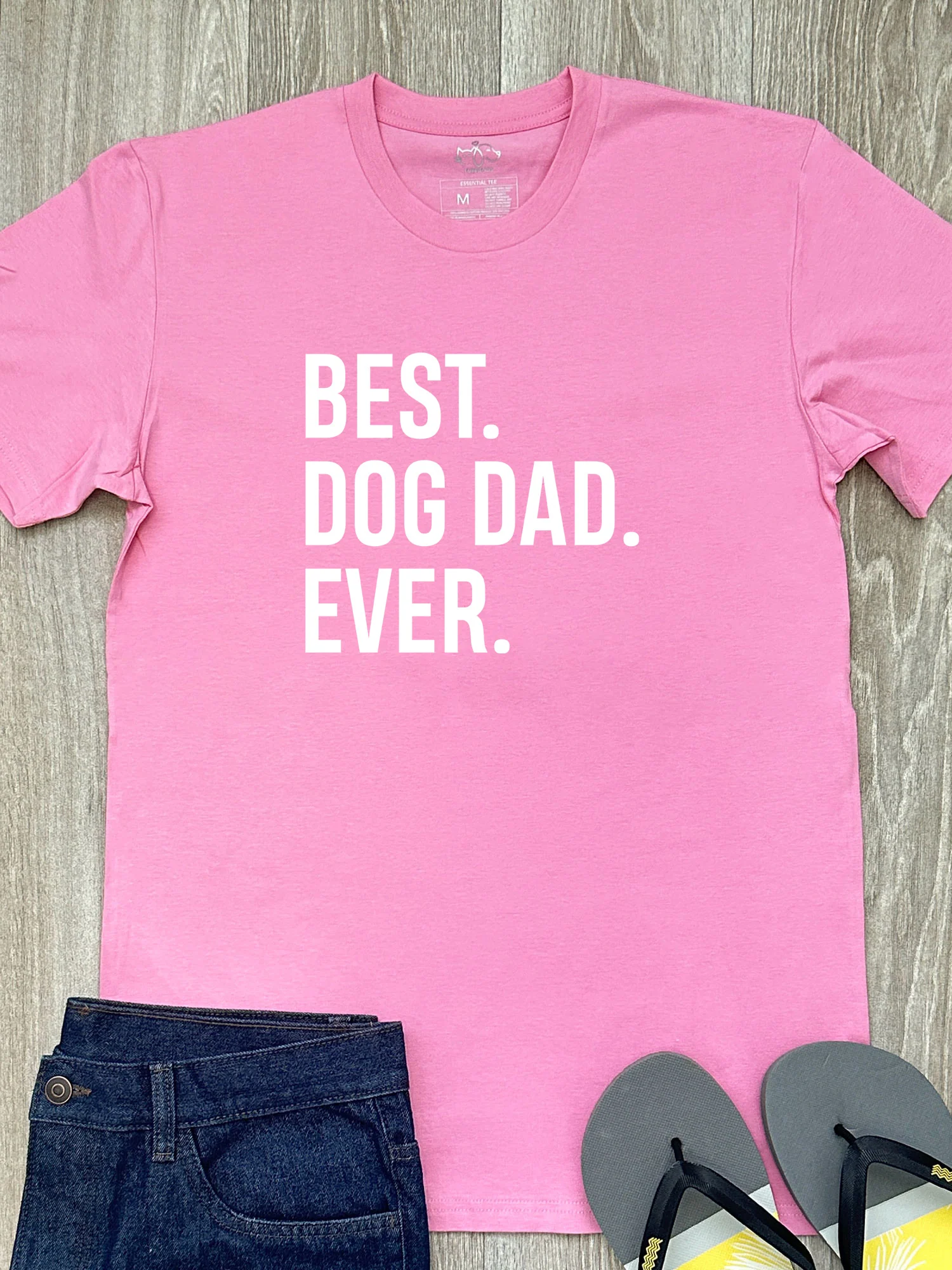 Best. Dog Dad. Ever. Essential Unisex Tee - Image 3