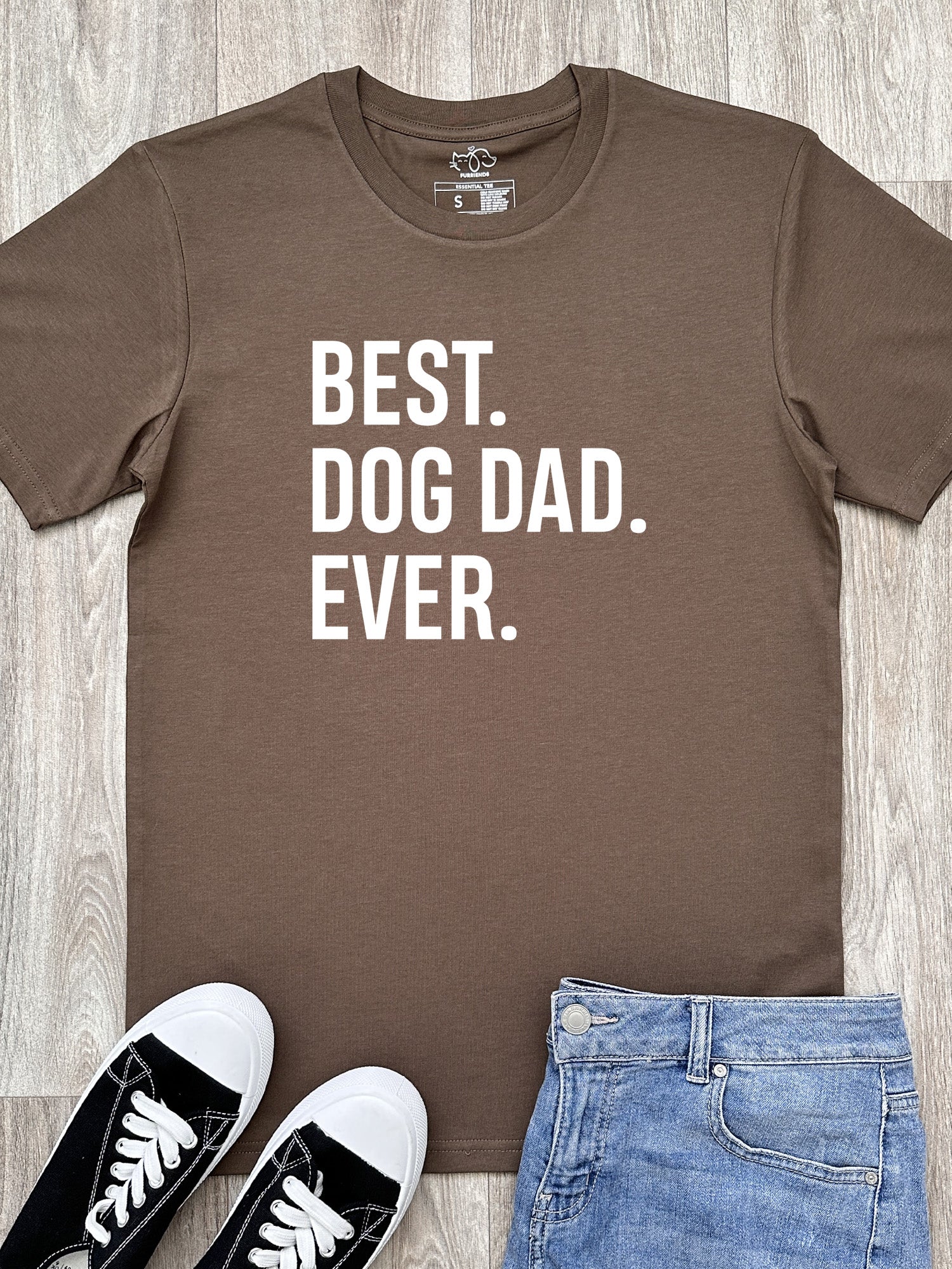 Best. Dog Dad. Ever. Essential Unisex Tee - Image 4