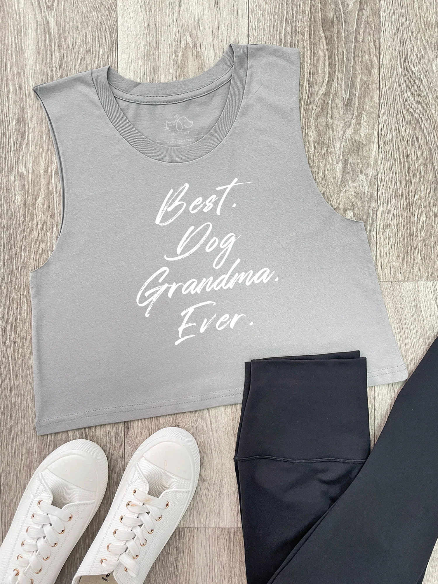 Best. Dog Grandma. Ever. Myah Crop Tank - Image 3