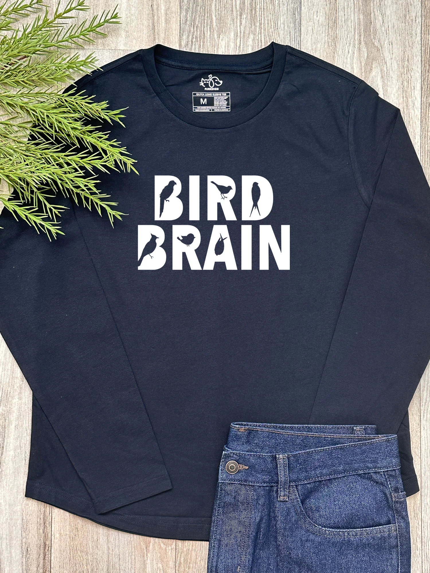 Bird Brain Olivia Long Sleeve Tee - Image 3