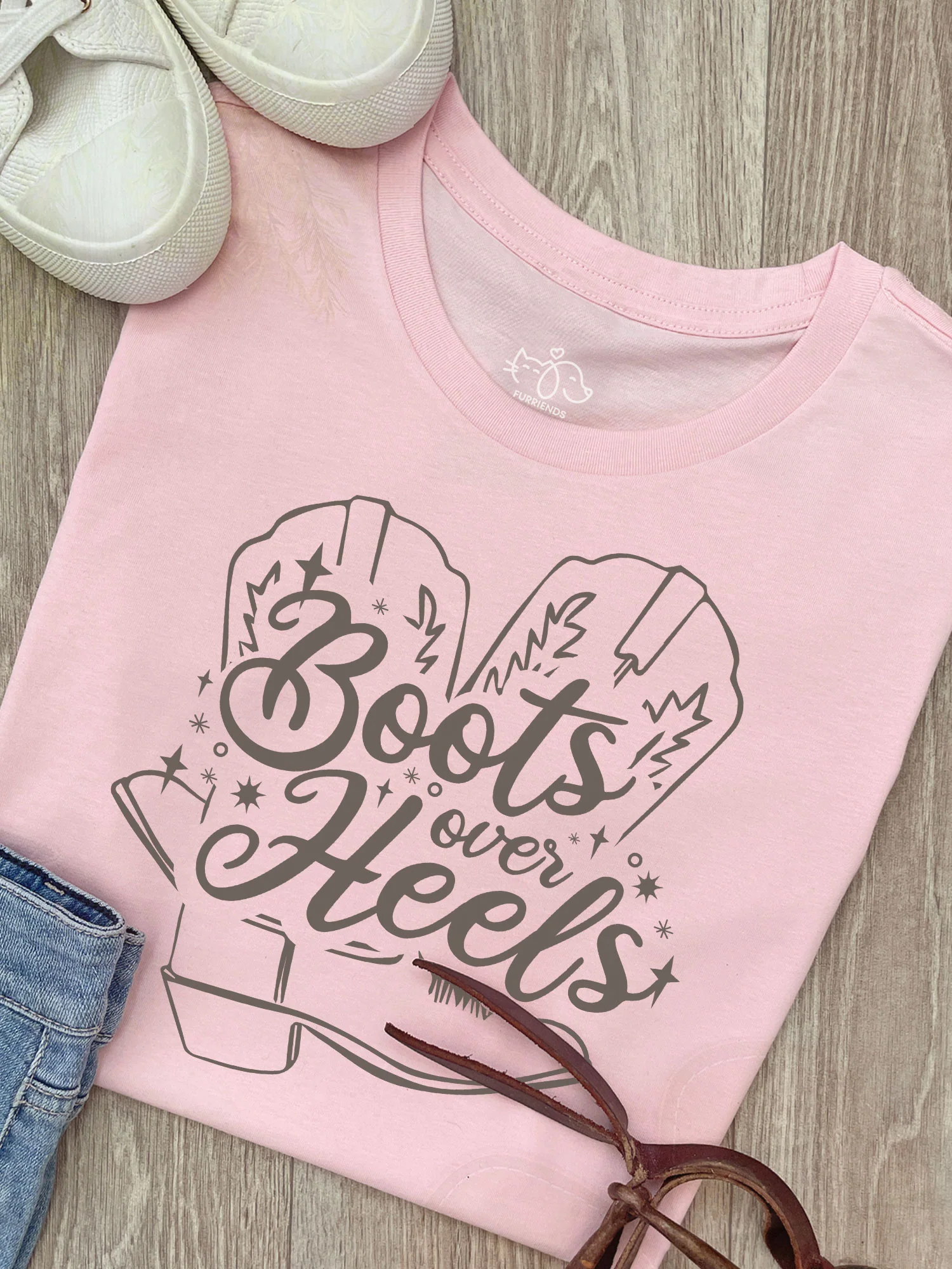 Boots Over Heels Ava Women's Regular Fit Tee - Image 3