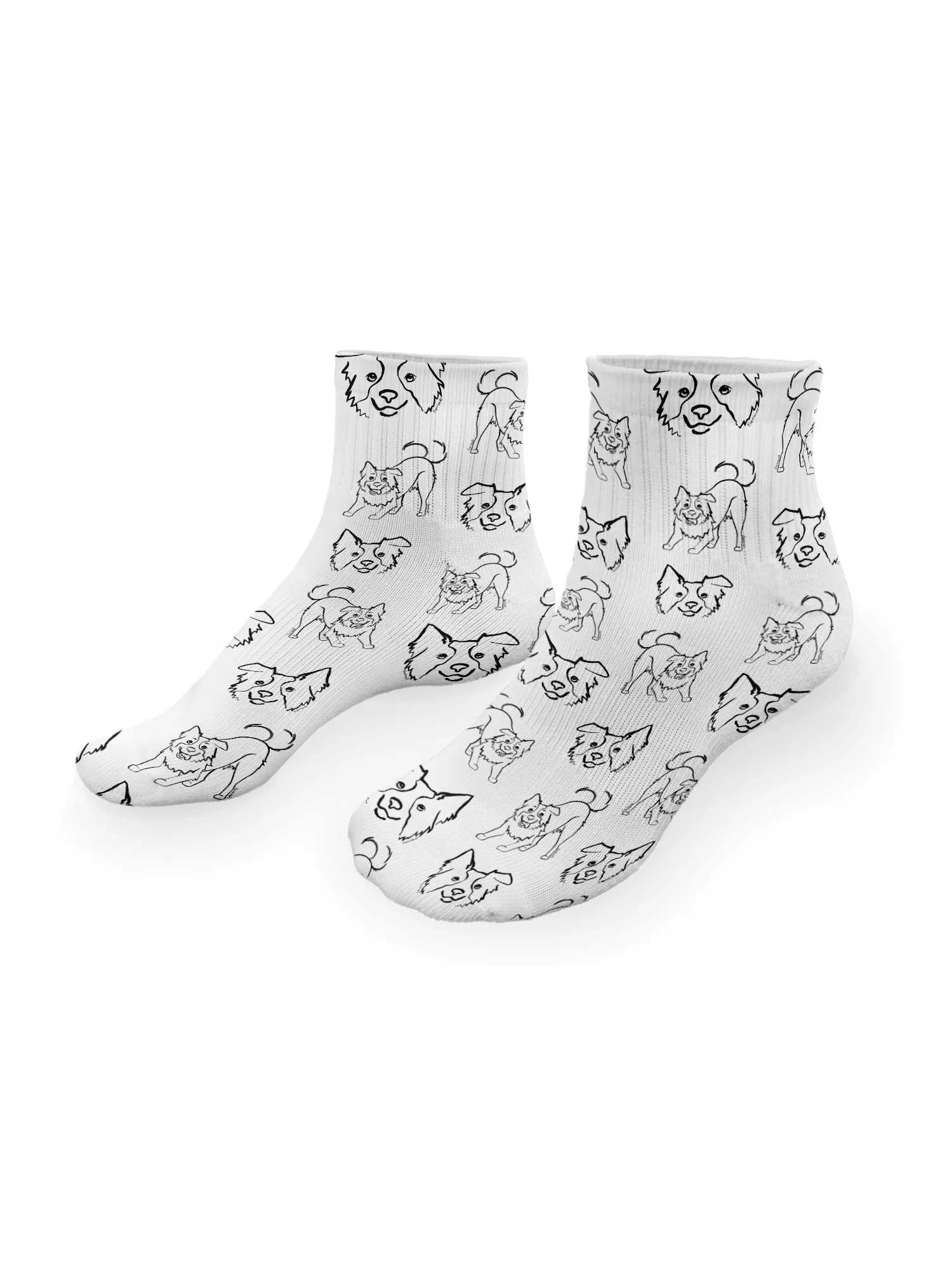 Border Collie Ankle Socks - Image 3