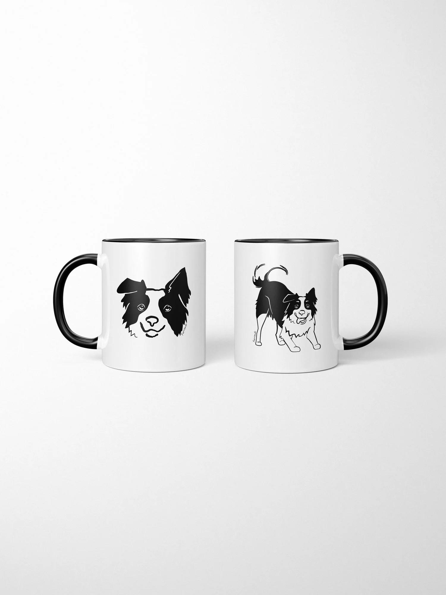 Border Collie Ceramic Mug - Image 2