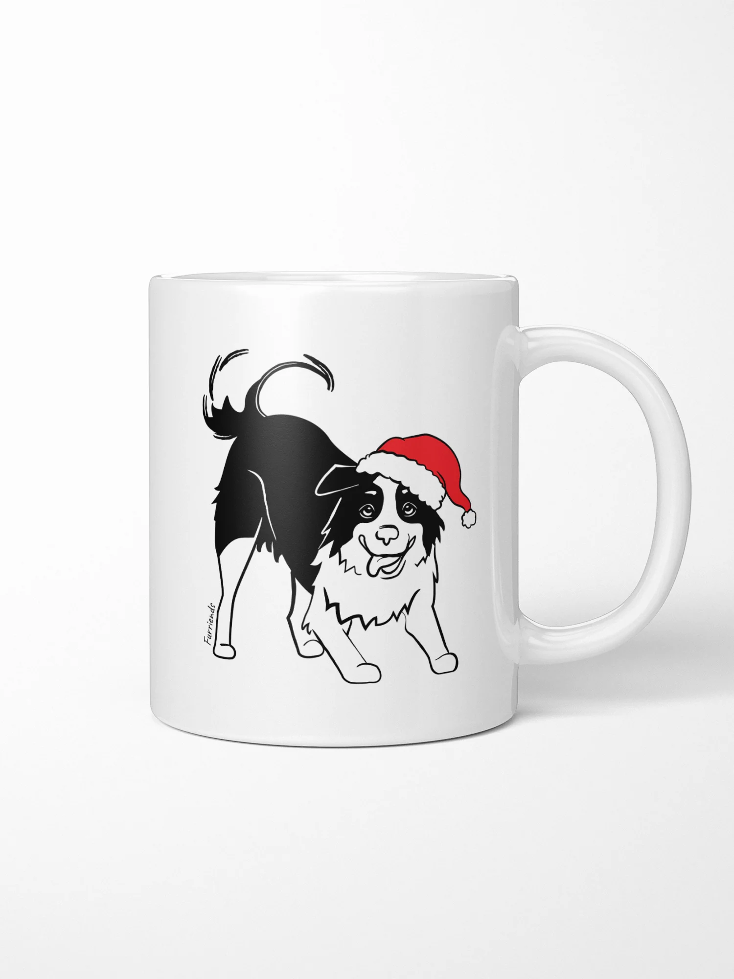 Border Collie Christmas Edition Ceramic Mug - Image 4