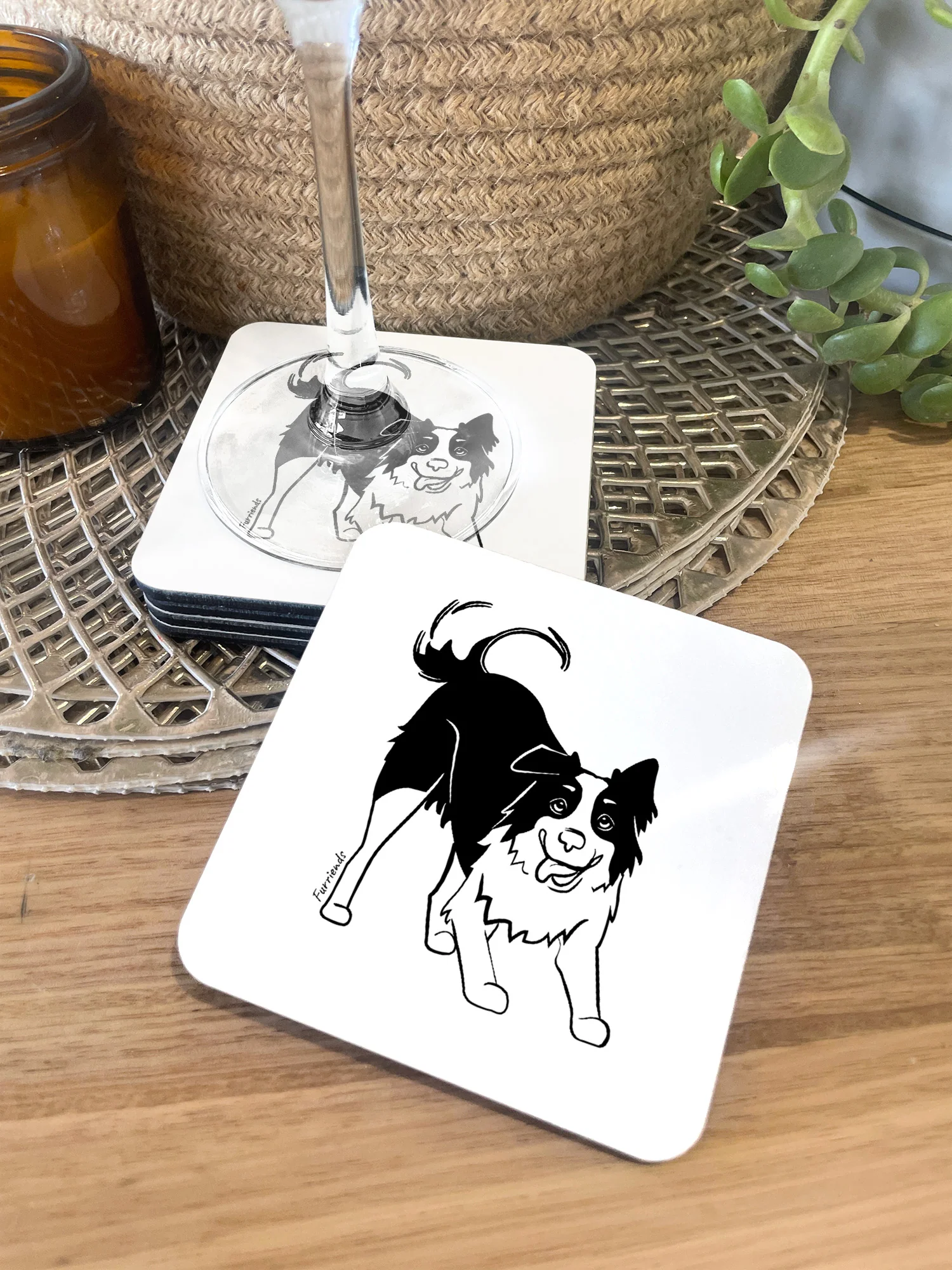Border Collie Coaster - Image 11