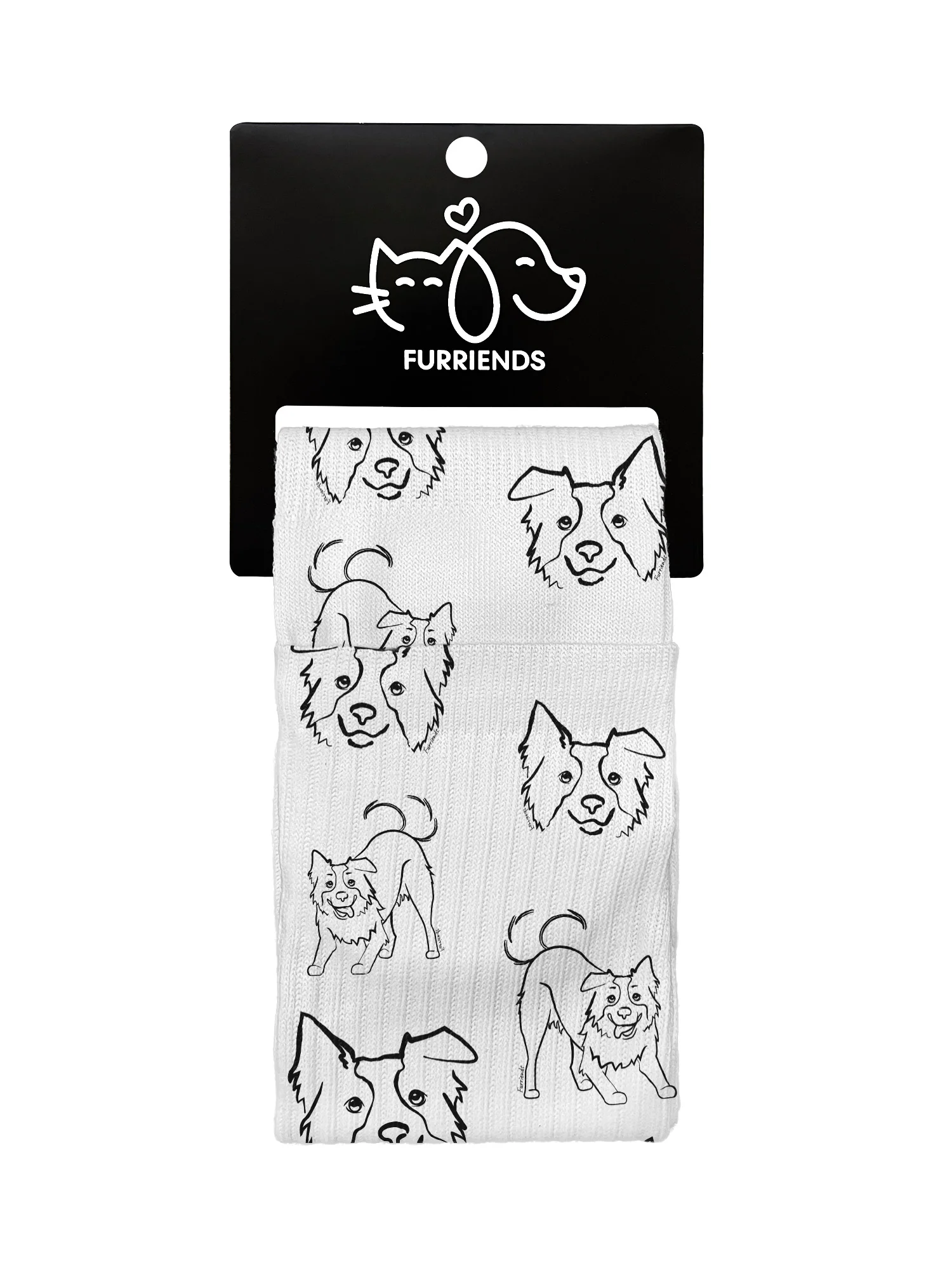 Border Collie Crew Socks - Image 4