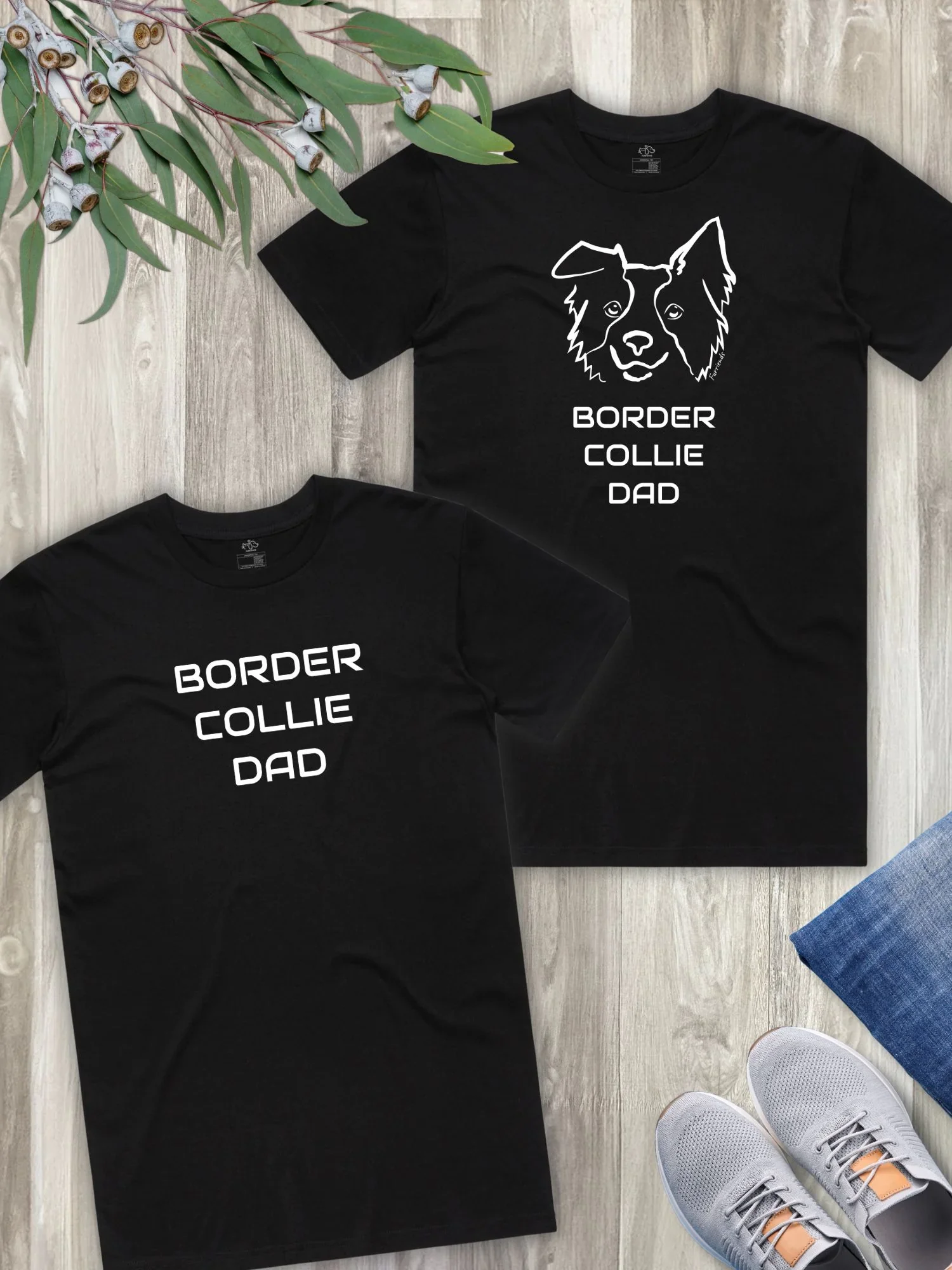 Border Collie Dad Regular Fit-T-Shirt