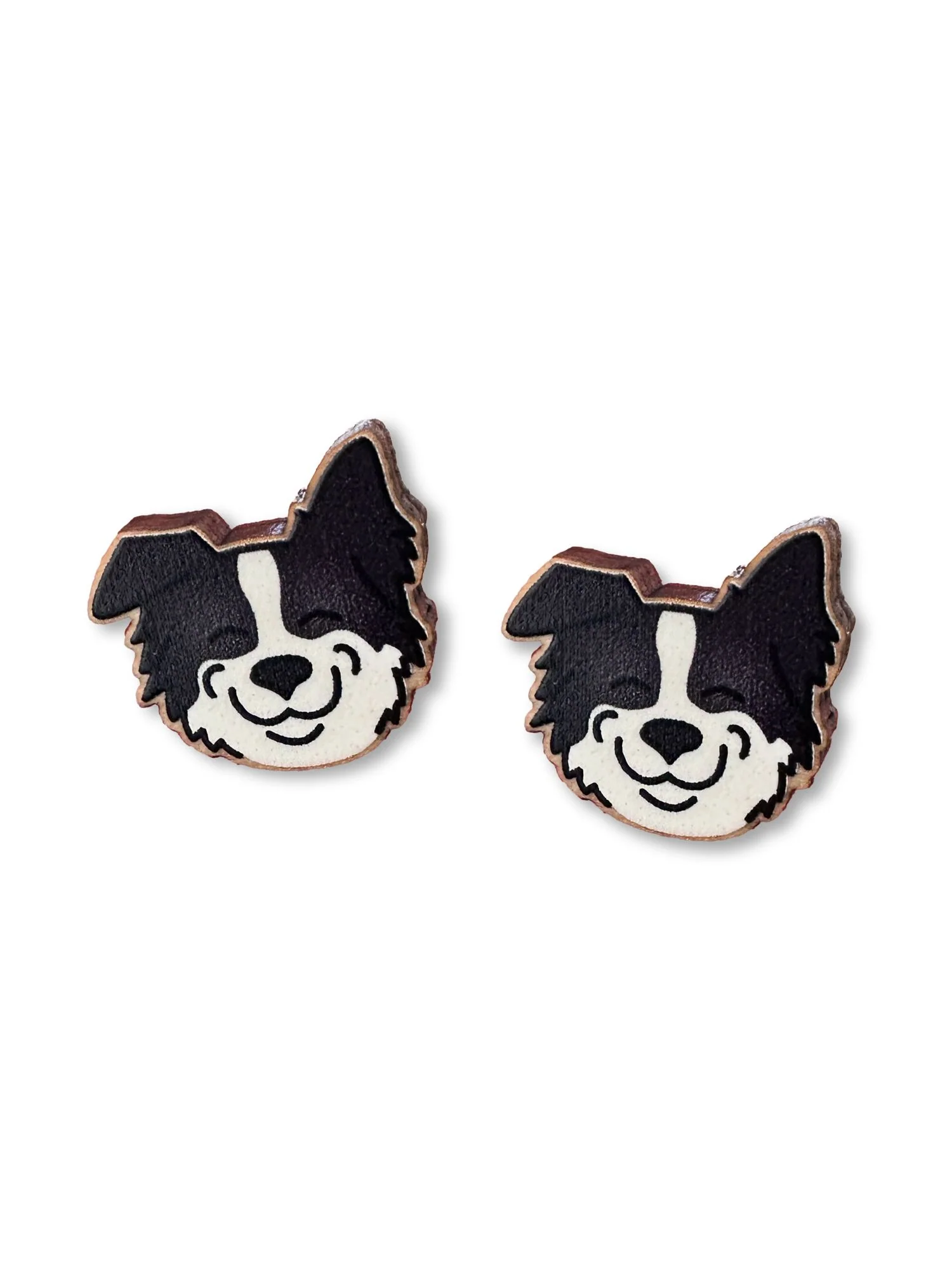 Border Collie ColourPop Stud Earrings - Image 6