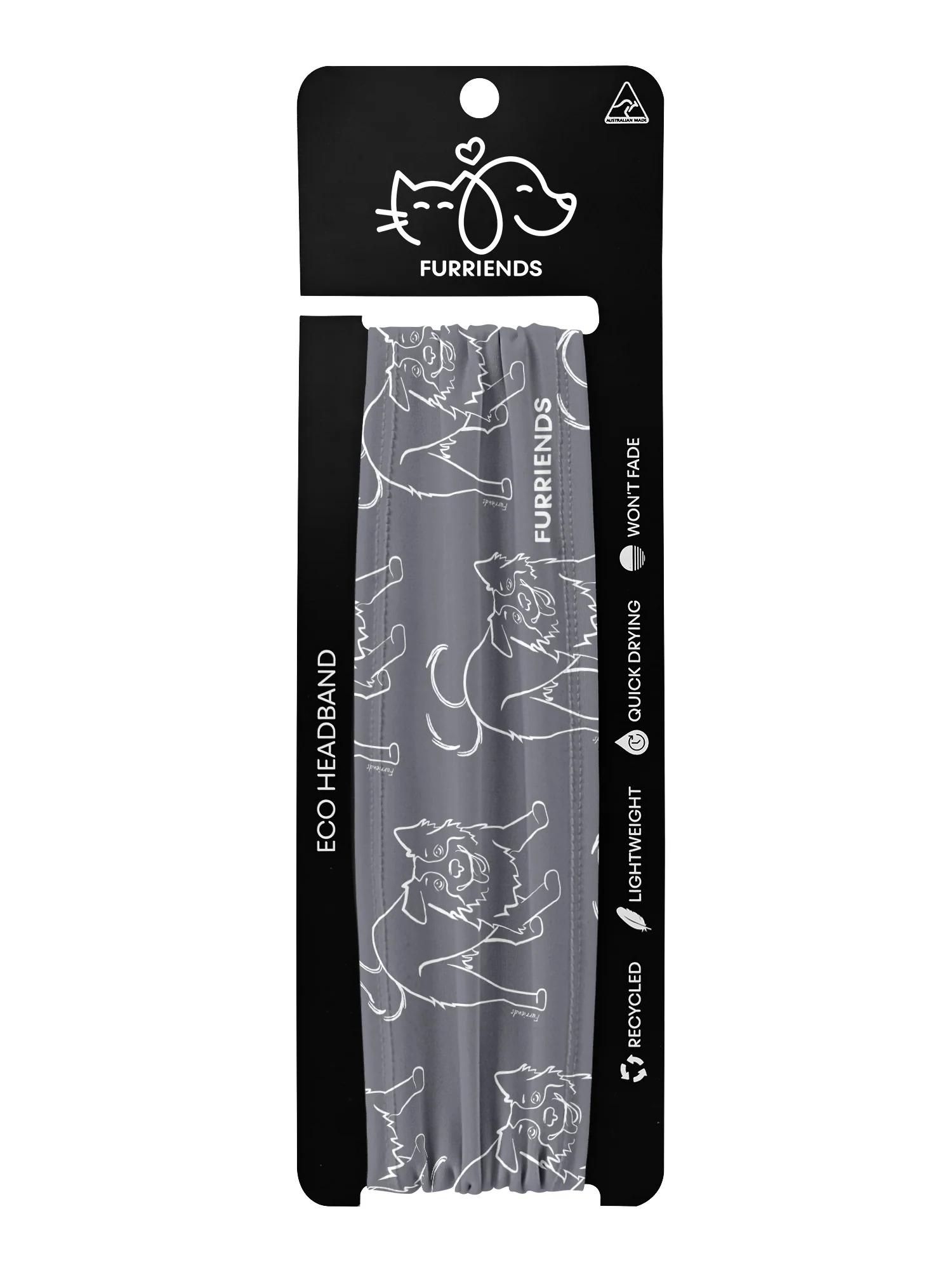 Border Collie Eco Performance Headband - Image 15