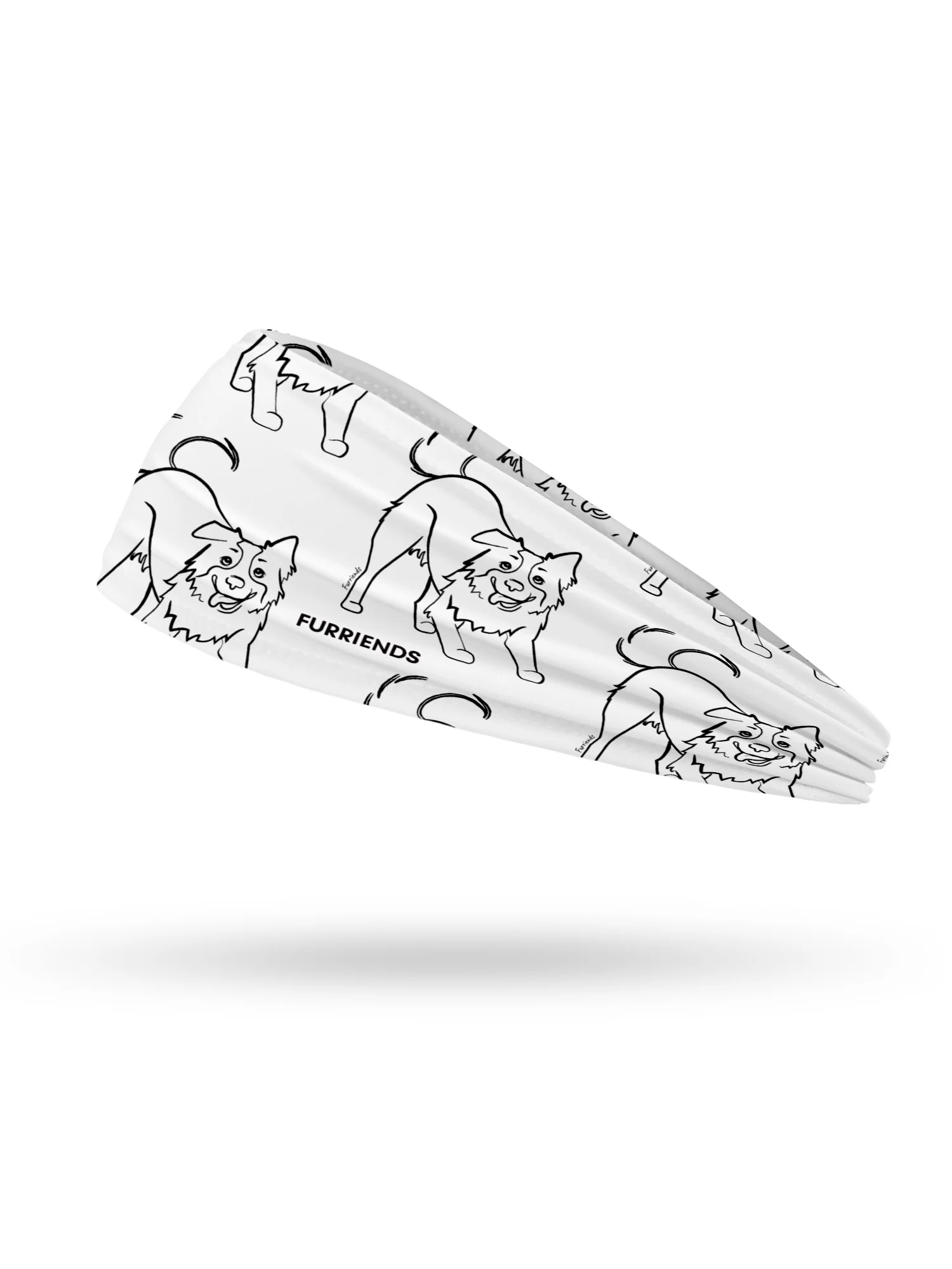 Border Collie Eco Performance Headband - Image 3