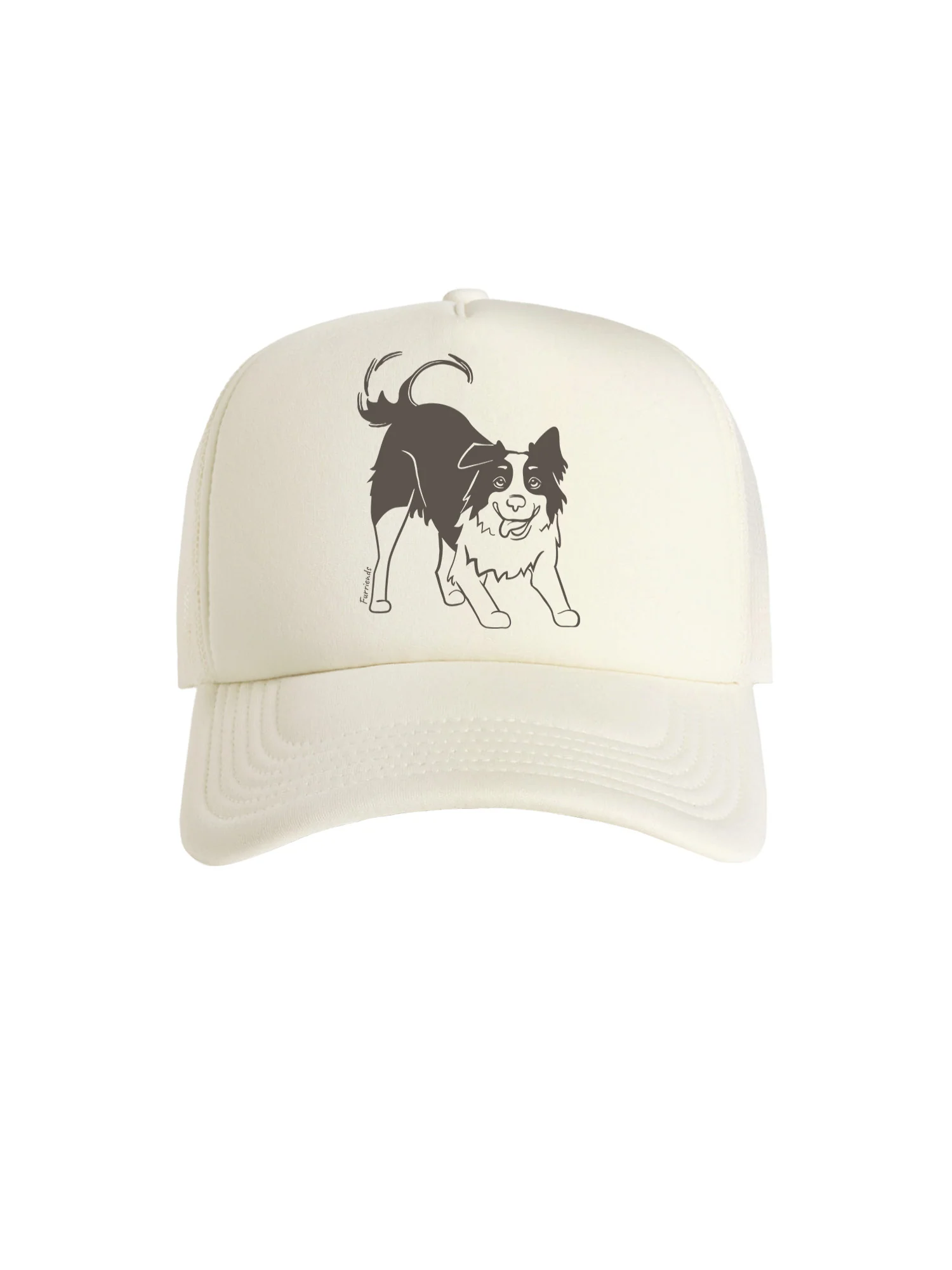 Border Collie Foam Trucker Cap - Image 6