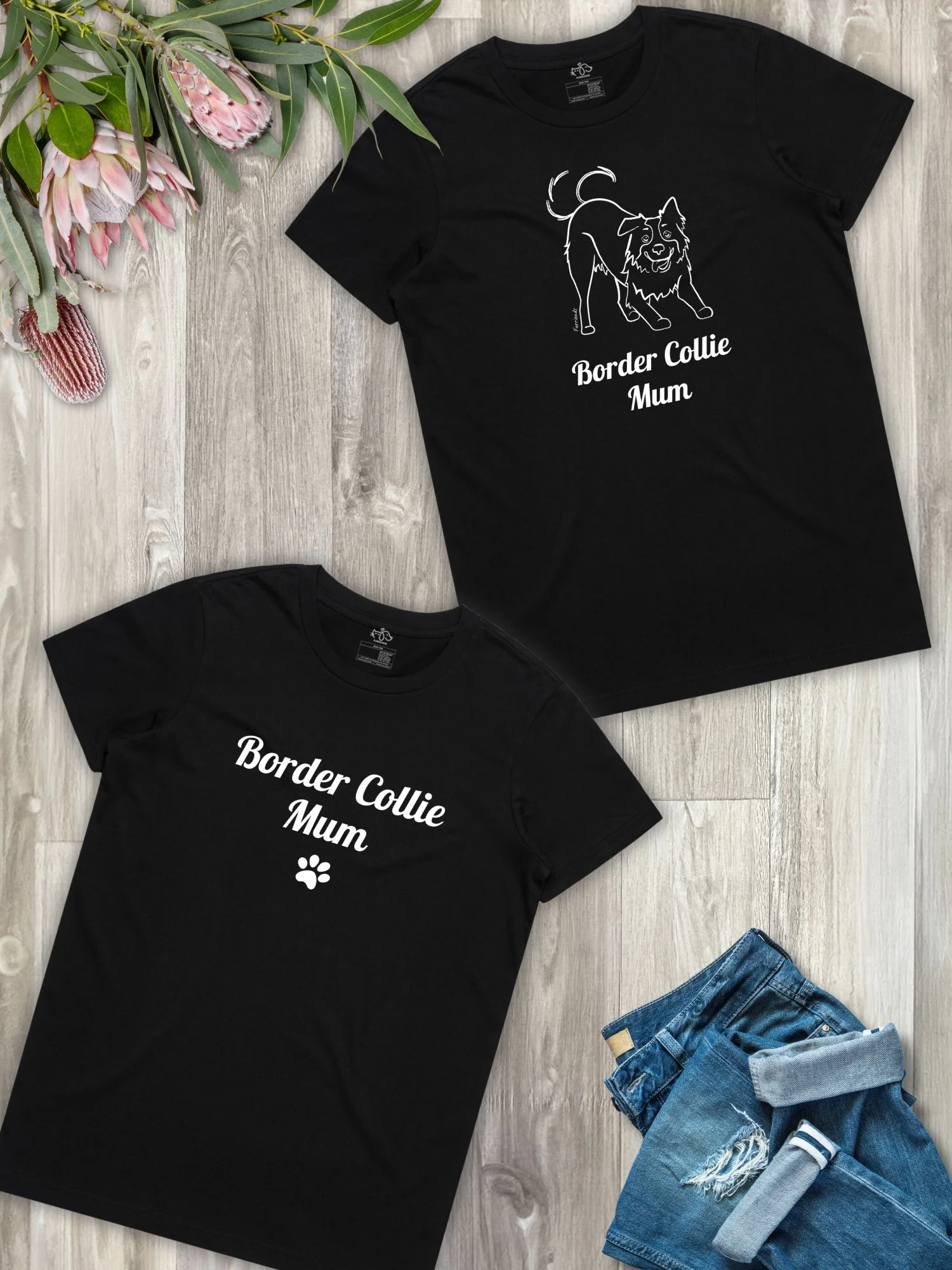 Border Collie Mum Regular Fit T-shirt