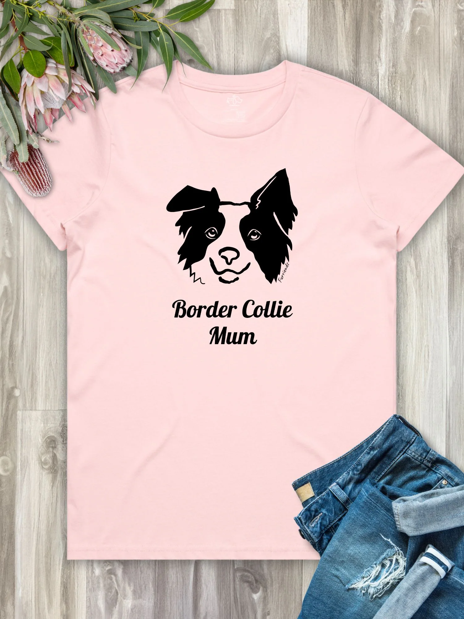 Border Collie Mum Regular Fit T-shirt - Image 6