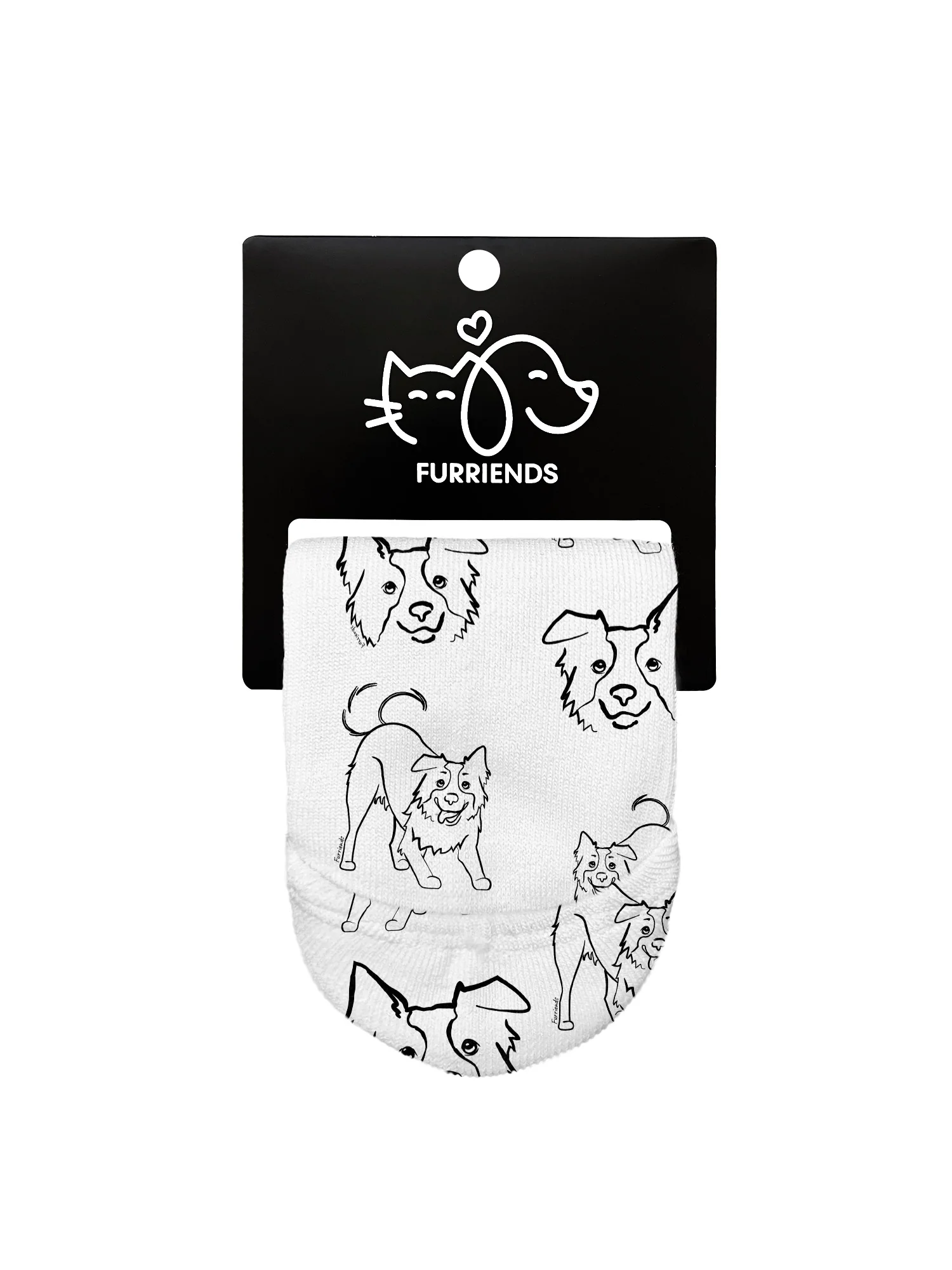 Border Collie No Show Socks - Image 3