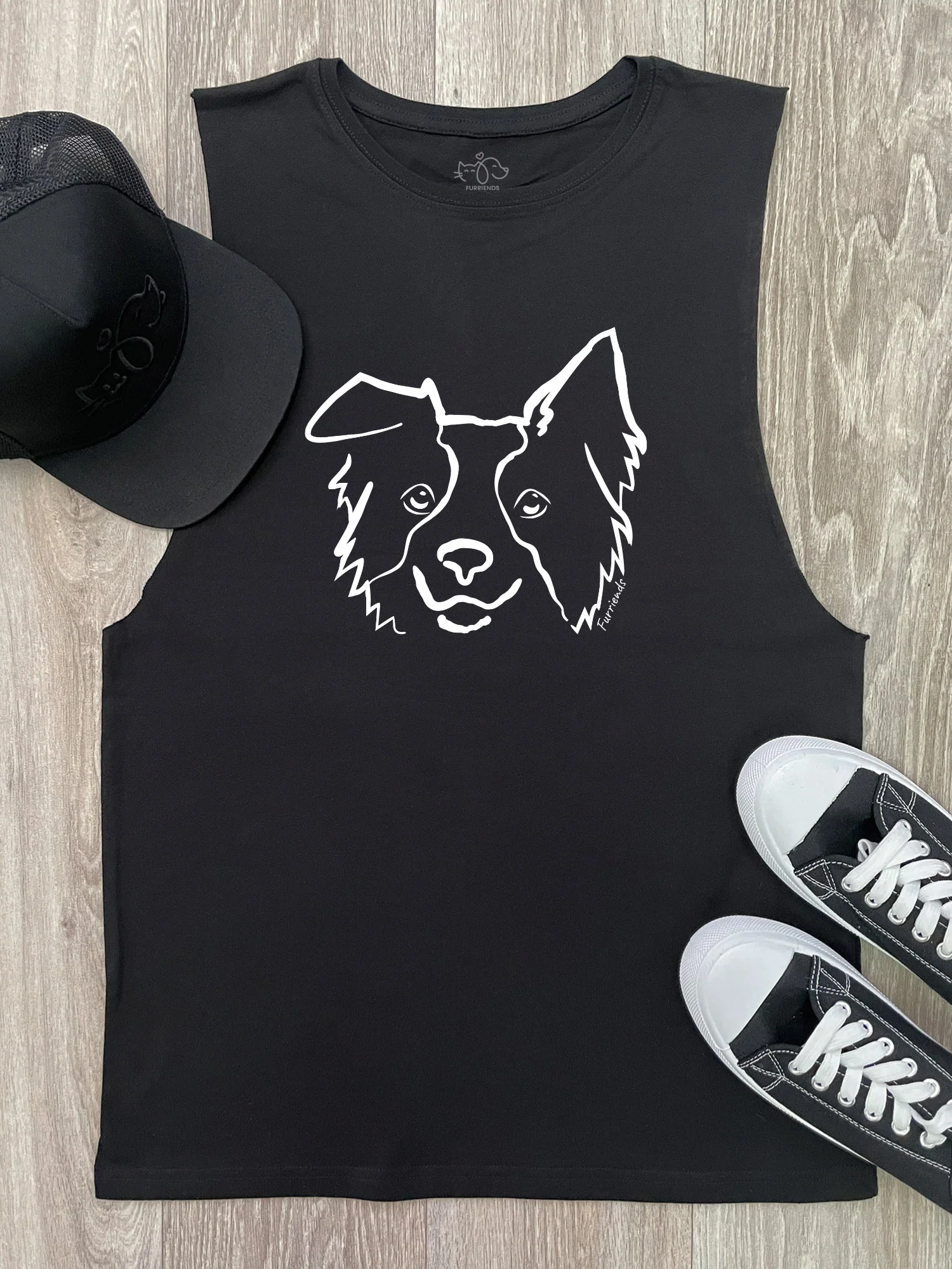 Border Collie Tank Top - Image 2