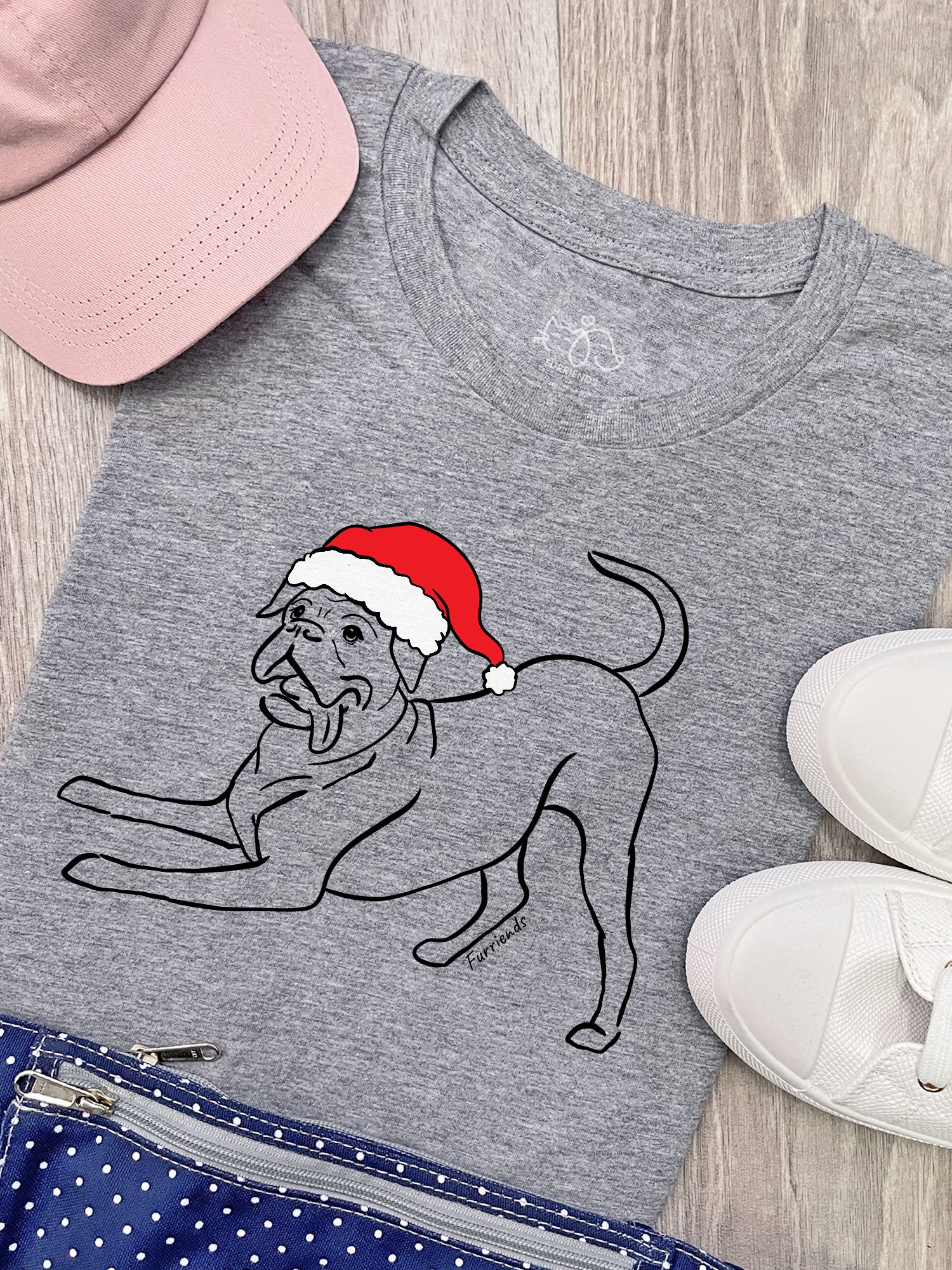 Boxer Christmas Edition Ava Women's Regular Fit Tee - Image 7