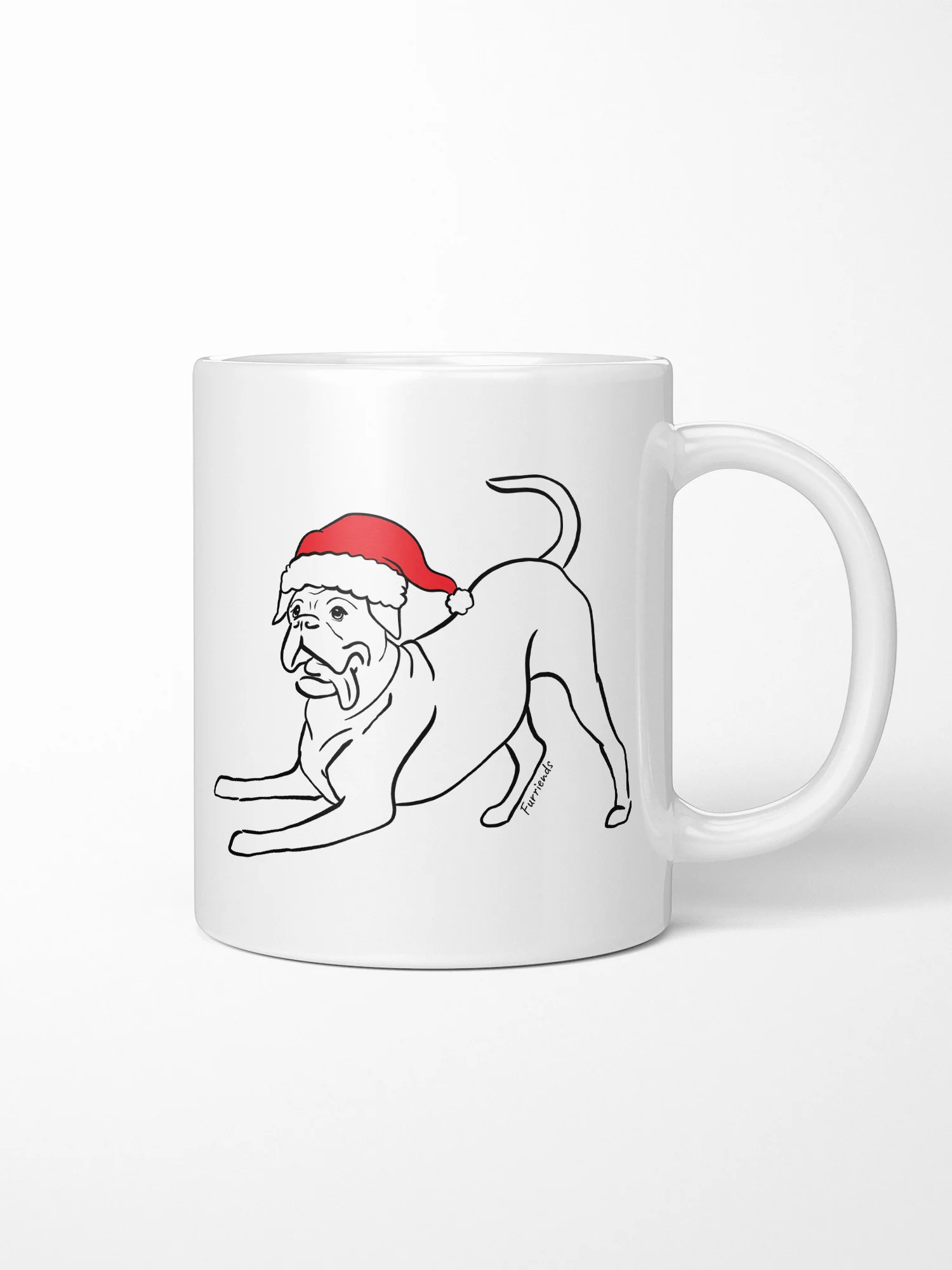 Boxer Christmas Edition Ceramic Mug - Image 3