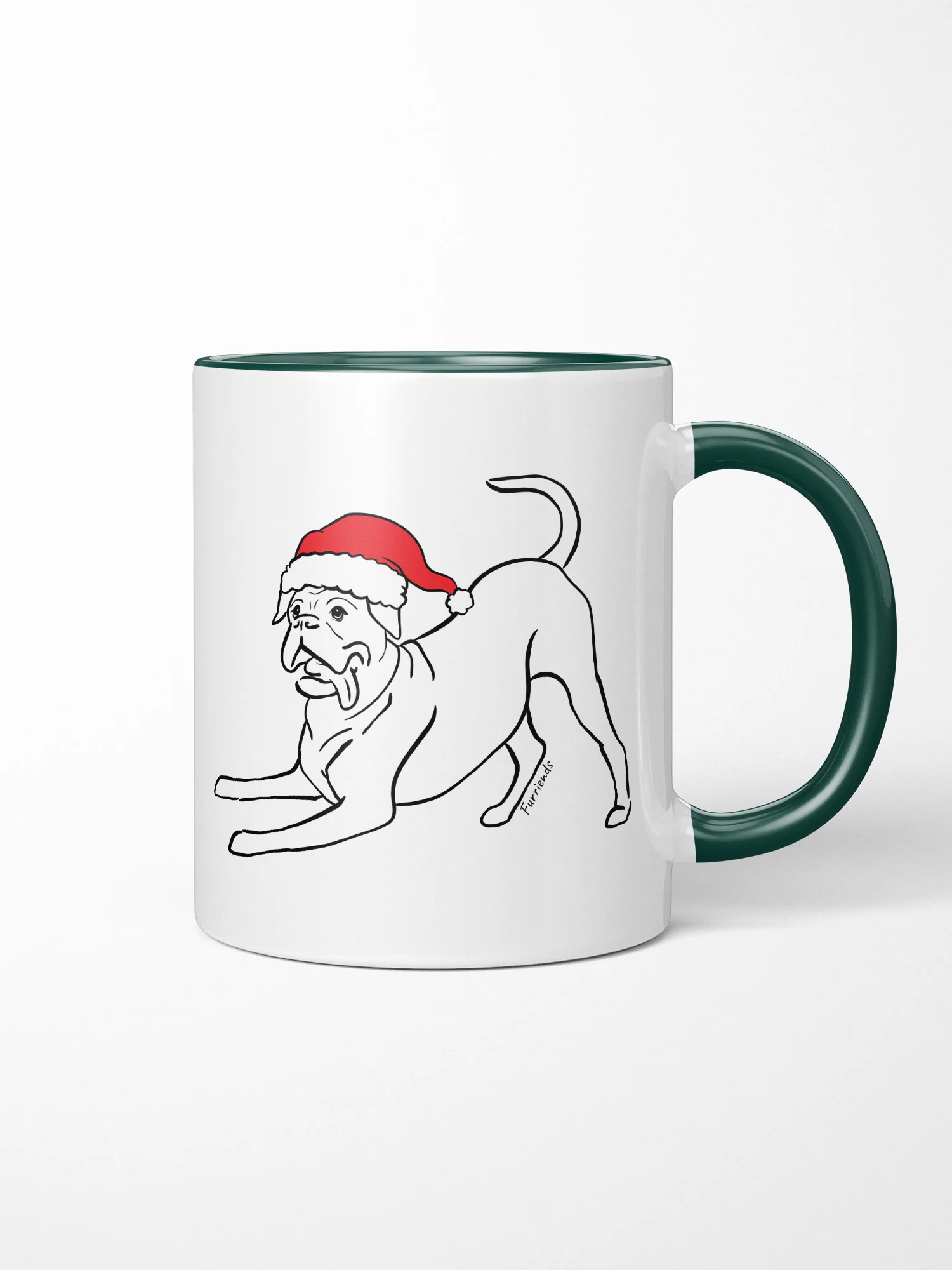 Boxer Christmas Edition Ceramic Mug - Image 4