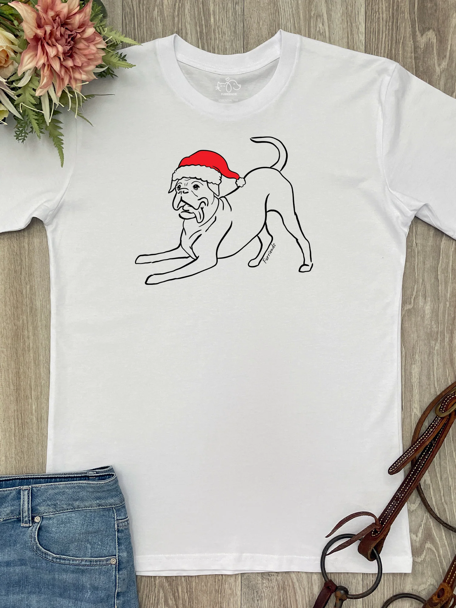 Boxer Christmas Edition Essential Unisex Tee - Image 2