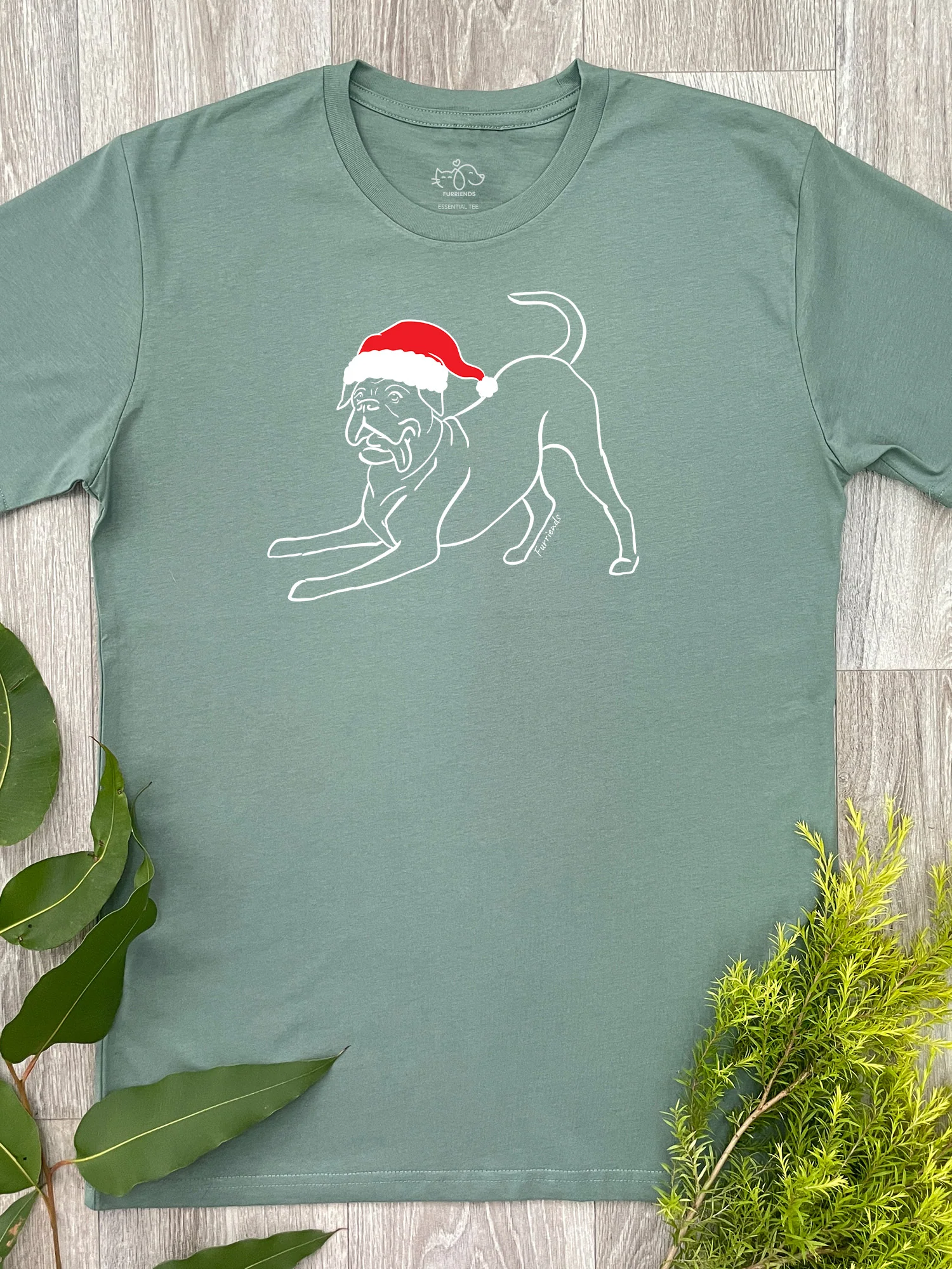 Boxer Christmas Edition Essential Unisex Tee - Image 3