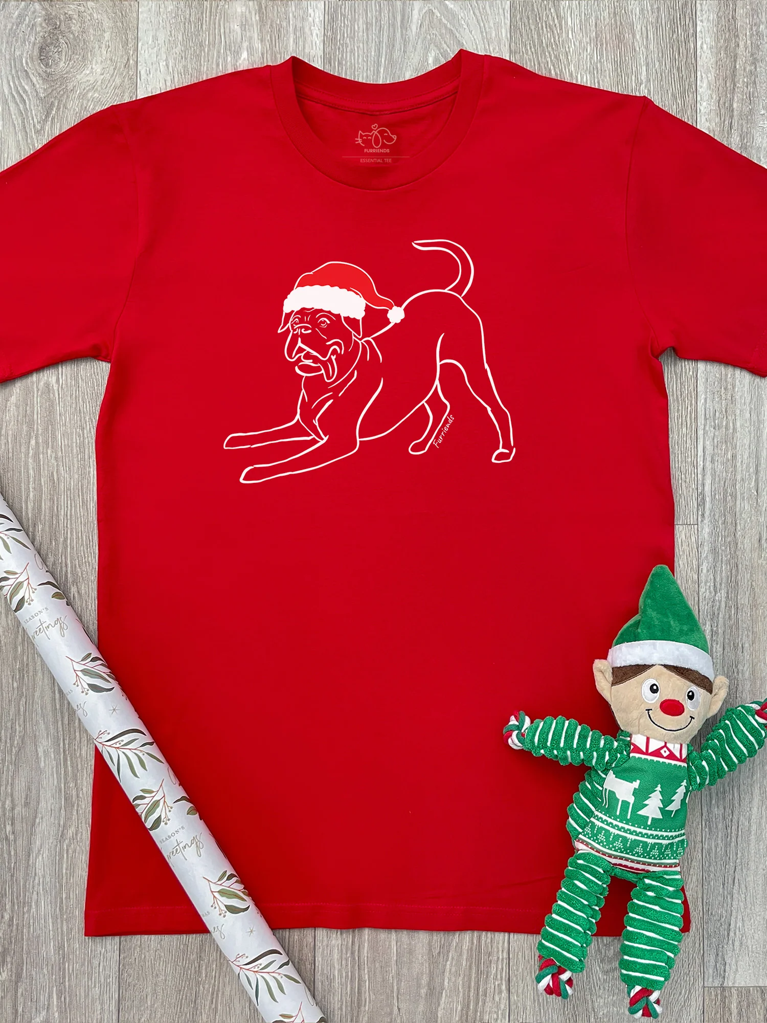 Boxer Christmas Edition Essential Unisex Tee - Image 6