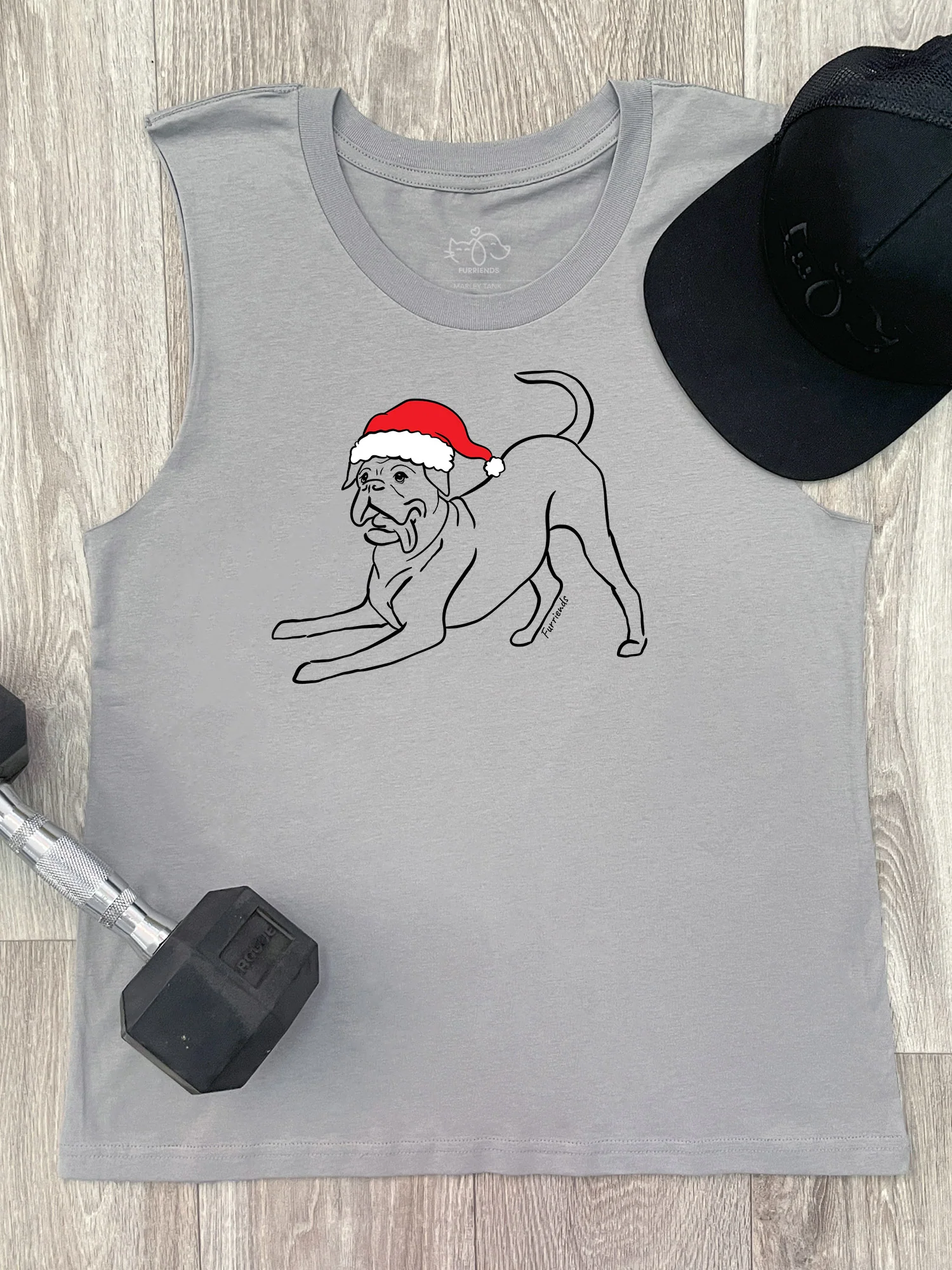 Boxer Christmas Edition Marley Tank - Image 4