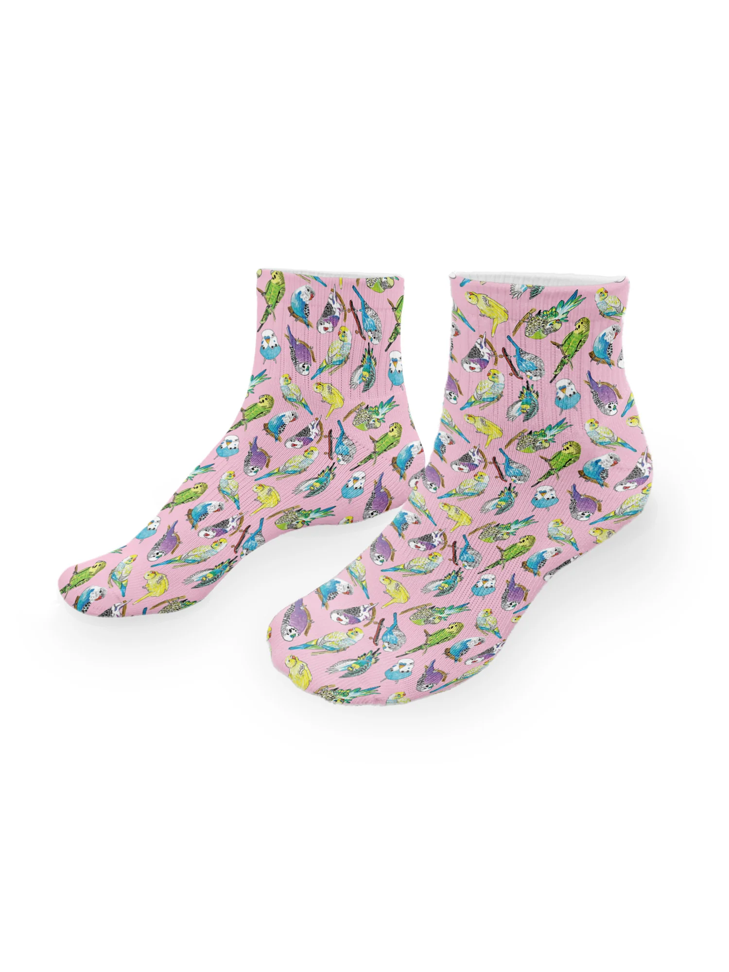 Bright Budgies Ankle Socks - Image 3