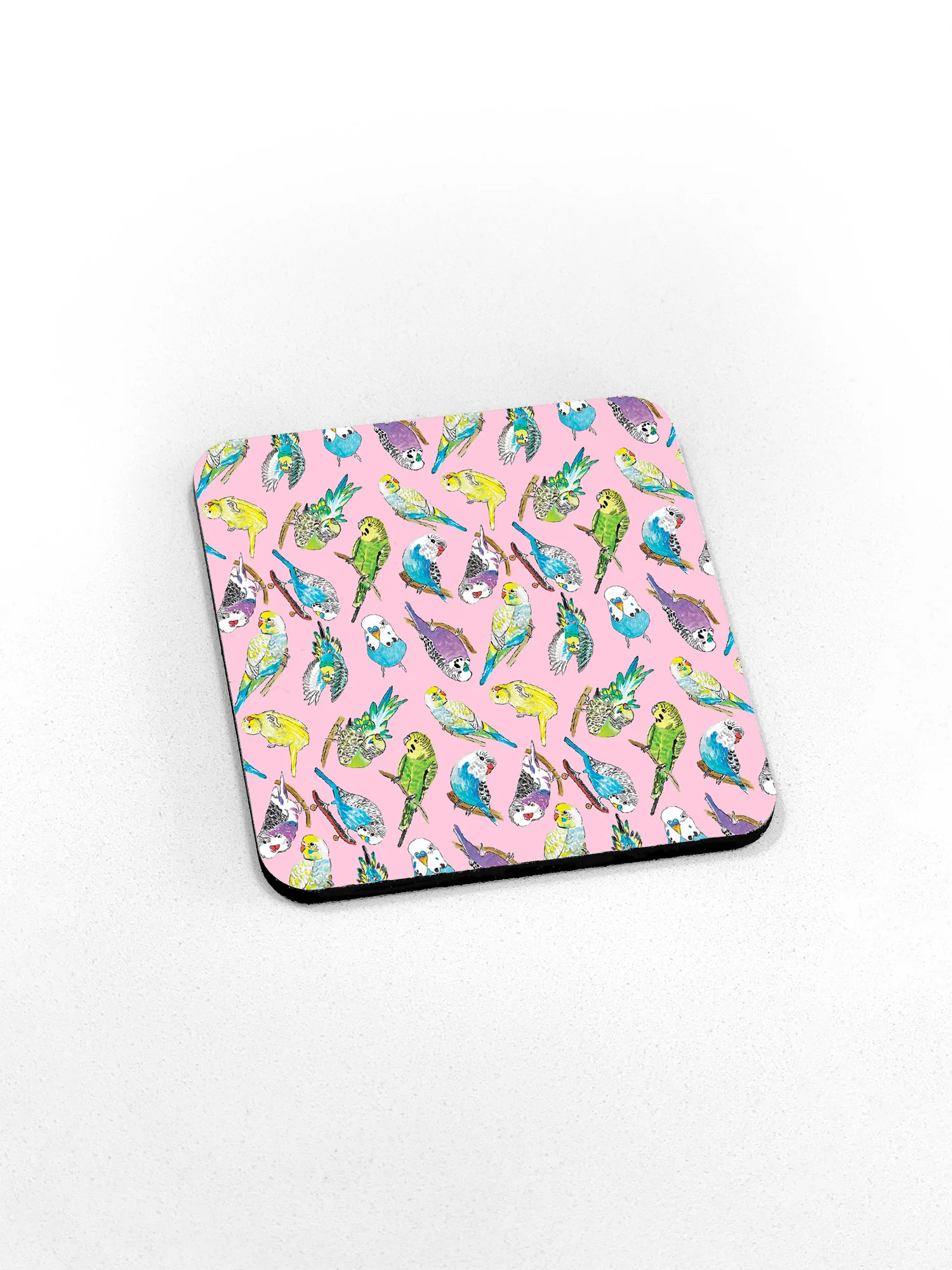 Bright Budgies Coaster - Image 3