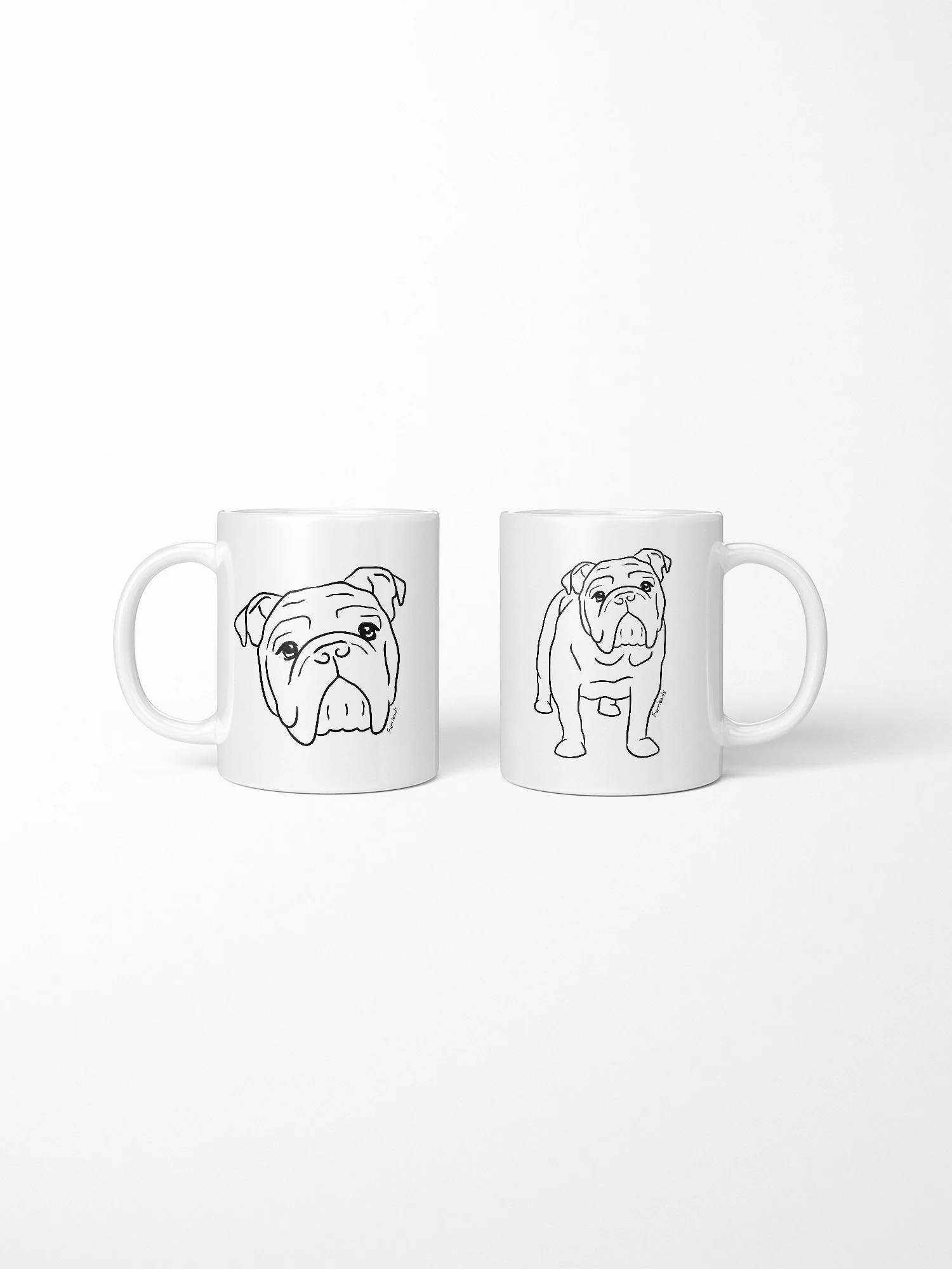 British Bulldog Ceramic Mug - Image 2