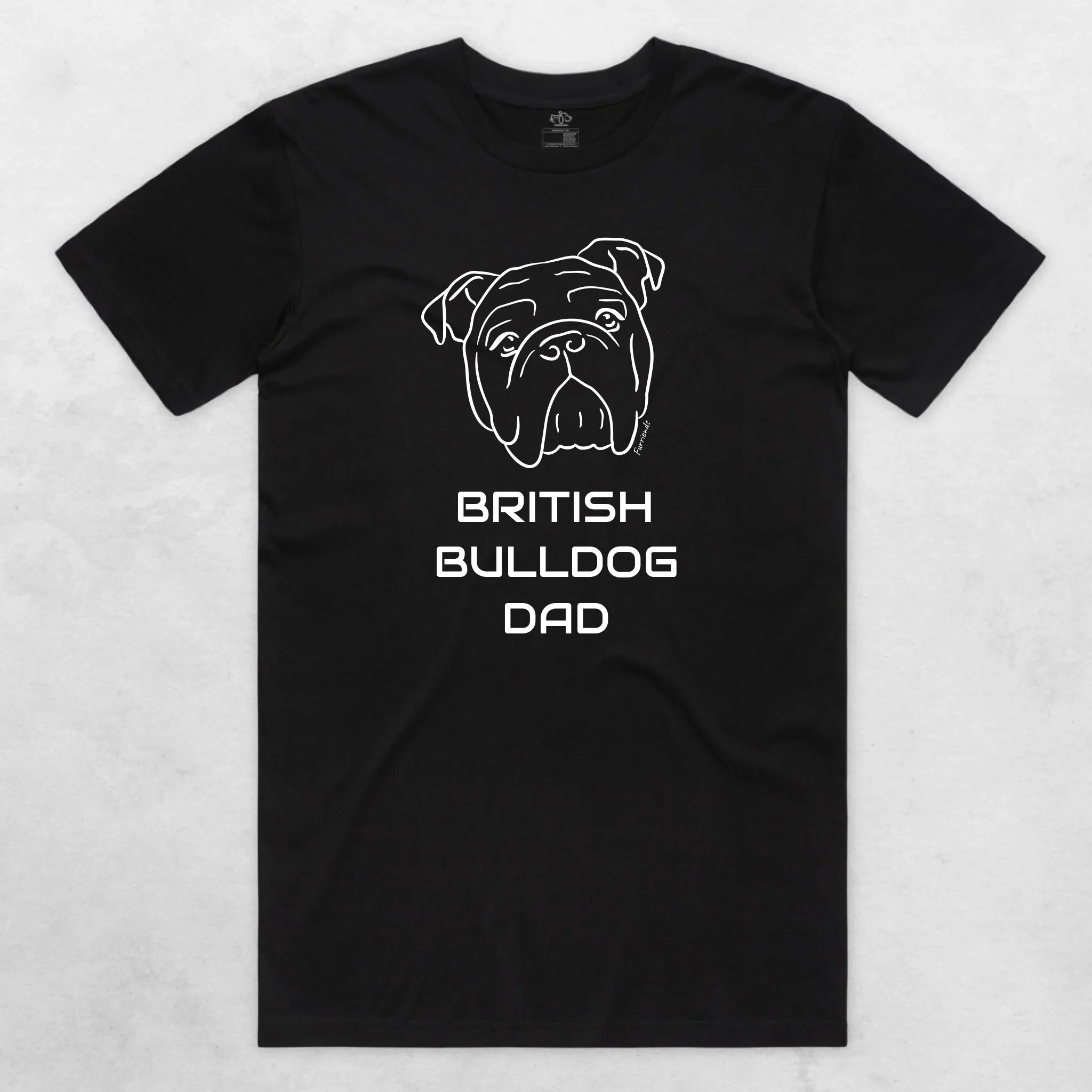 British Bulldog Dad Regular Fit-T-Shirt - Image 2