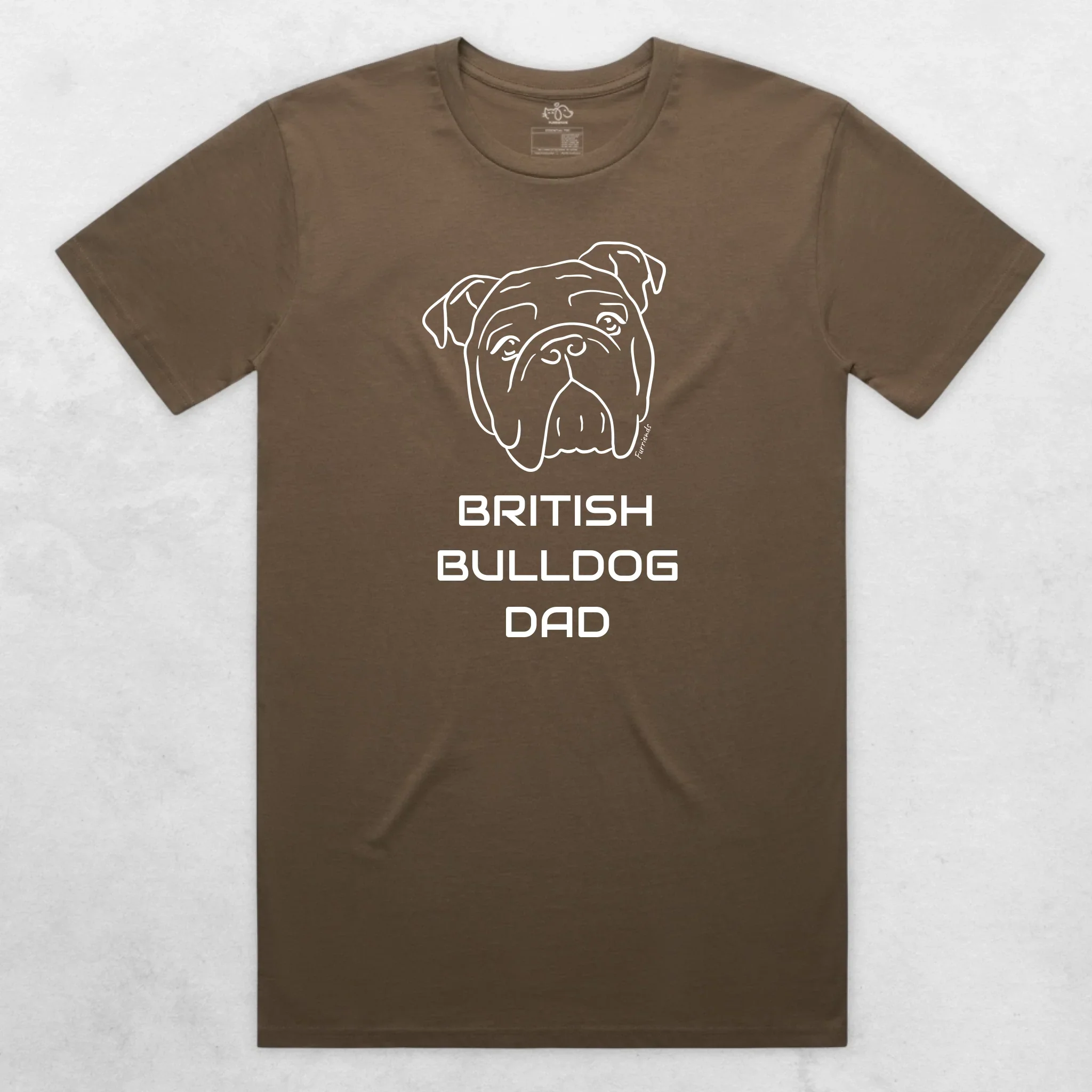 British Bulldog Dad Regular Fit-T-Shirt - Image 7