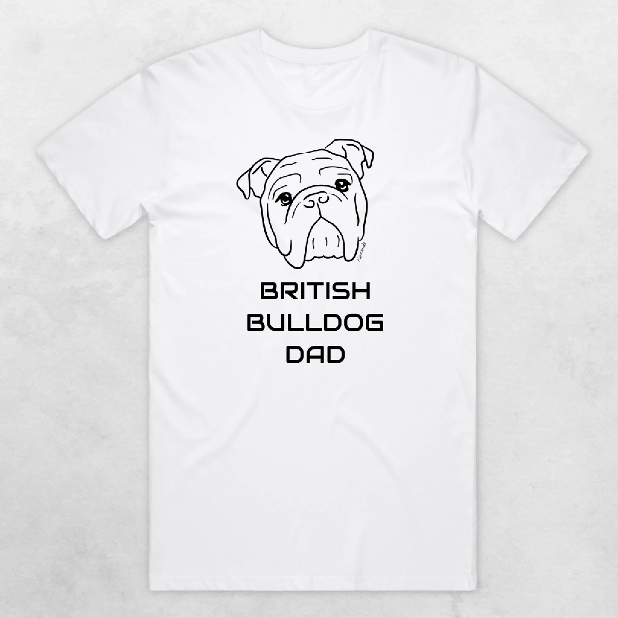 British Bulldog Dad Regular Fit-T-Shirt - Image 9
