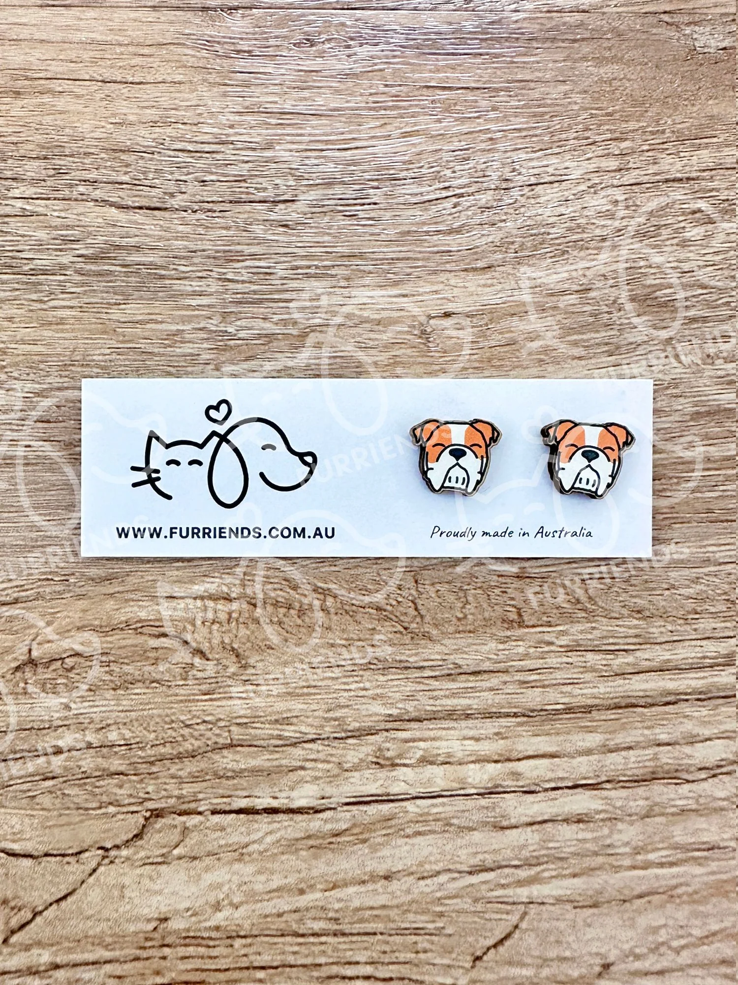 British Bulldog ColourPop Stud Earrings - Image 3
