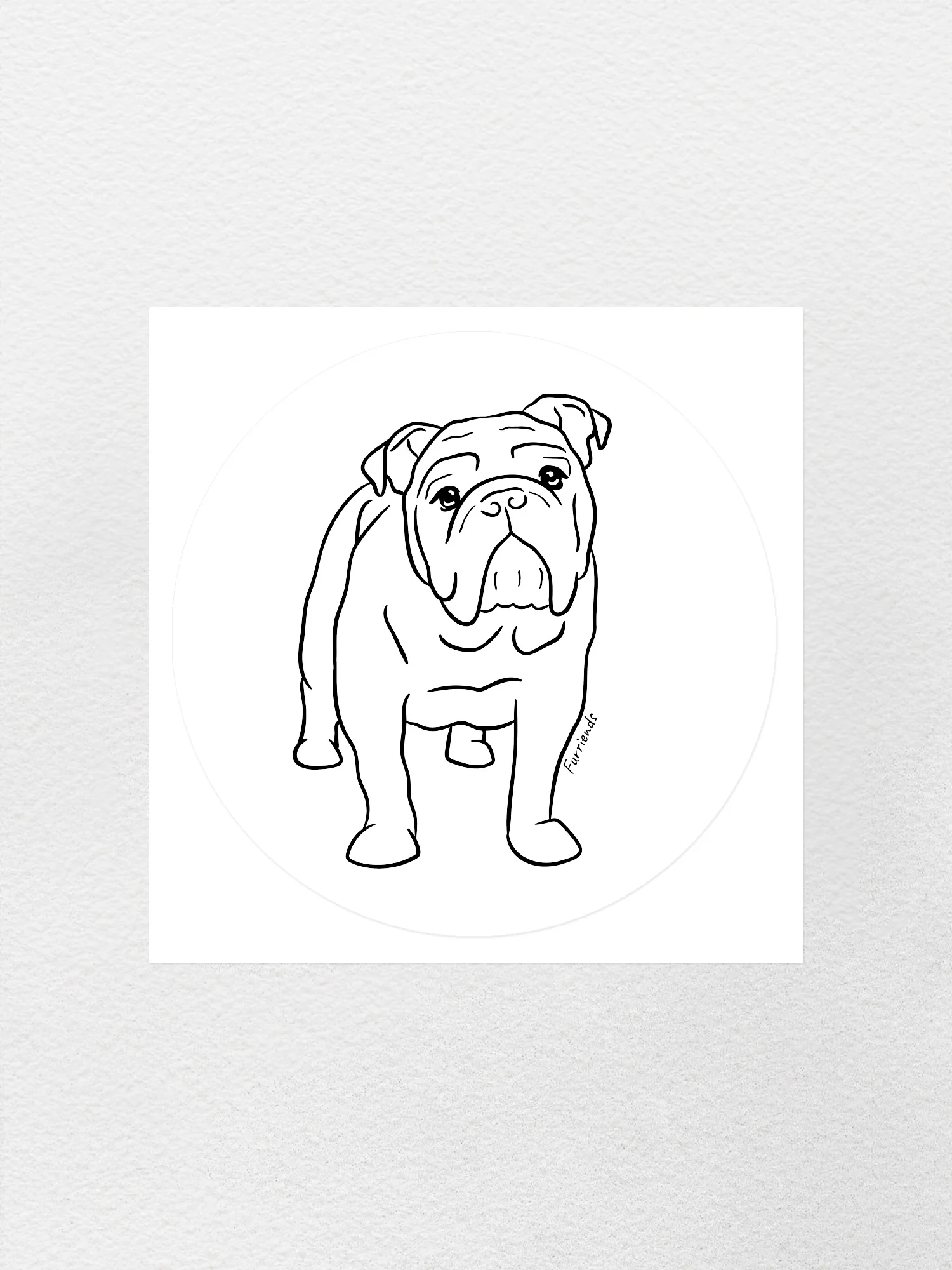 British Bulldog Sticker - Image 7
