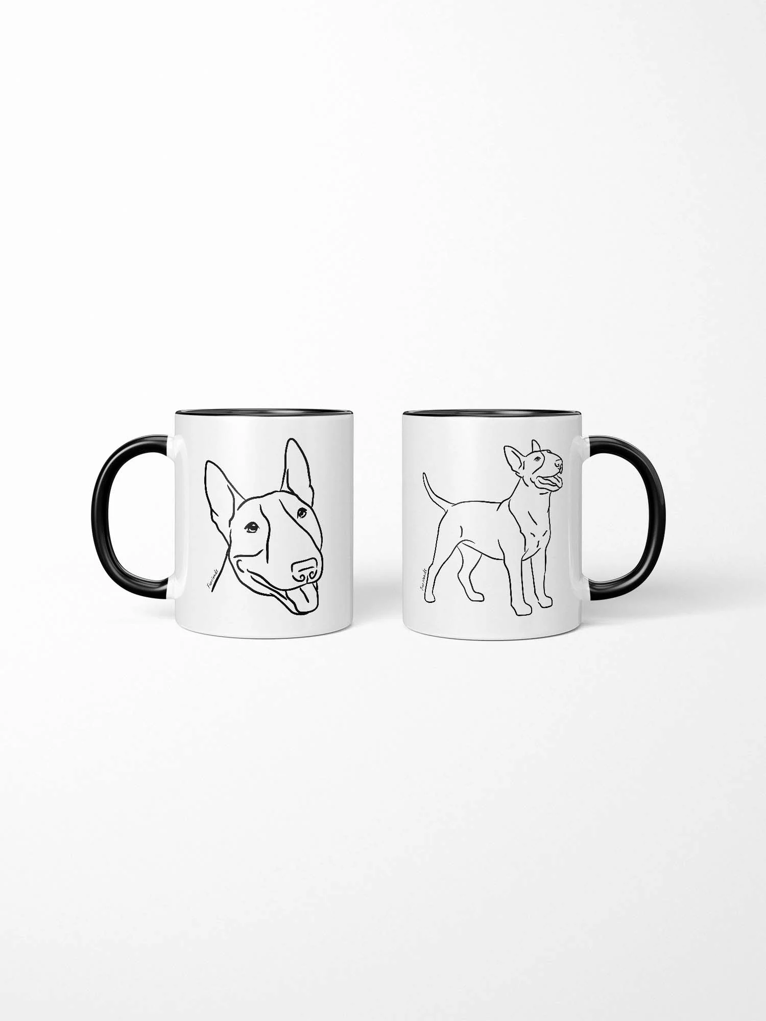 Bull Terrier Ceramic Mug - Image 4