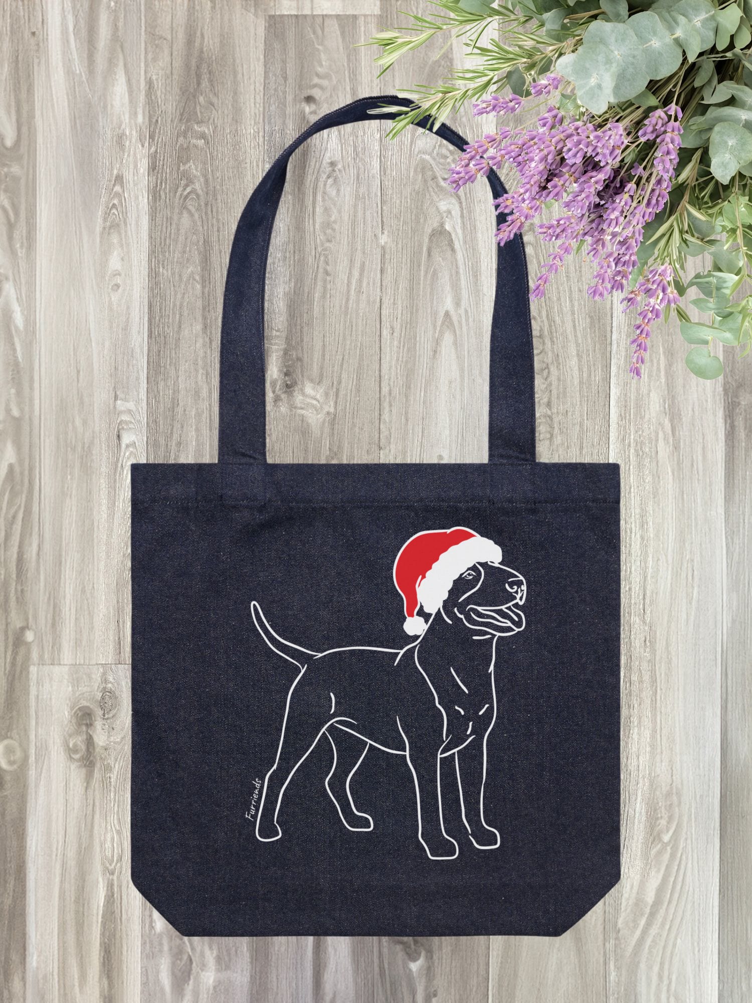 Bull Terrier Christmas Edition Edith Tote - Image 10